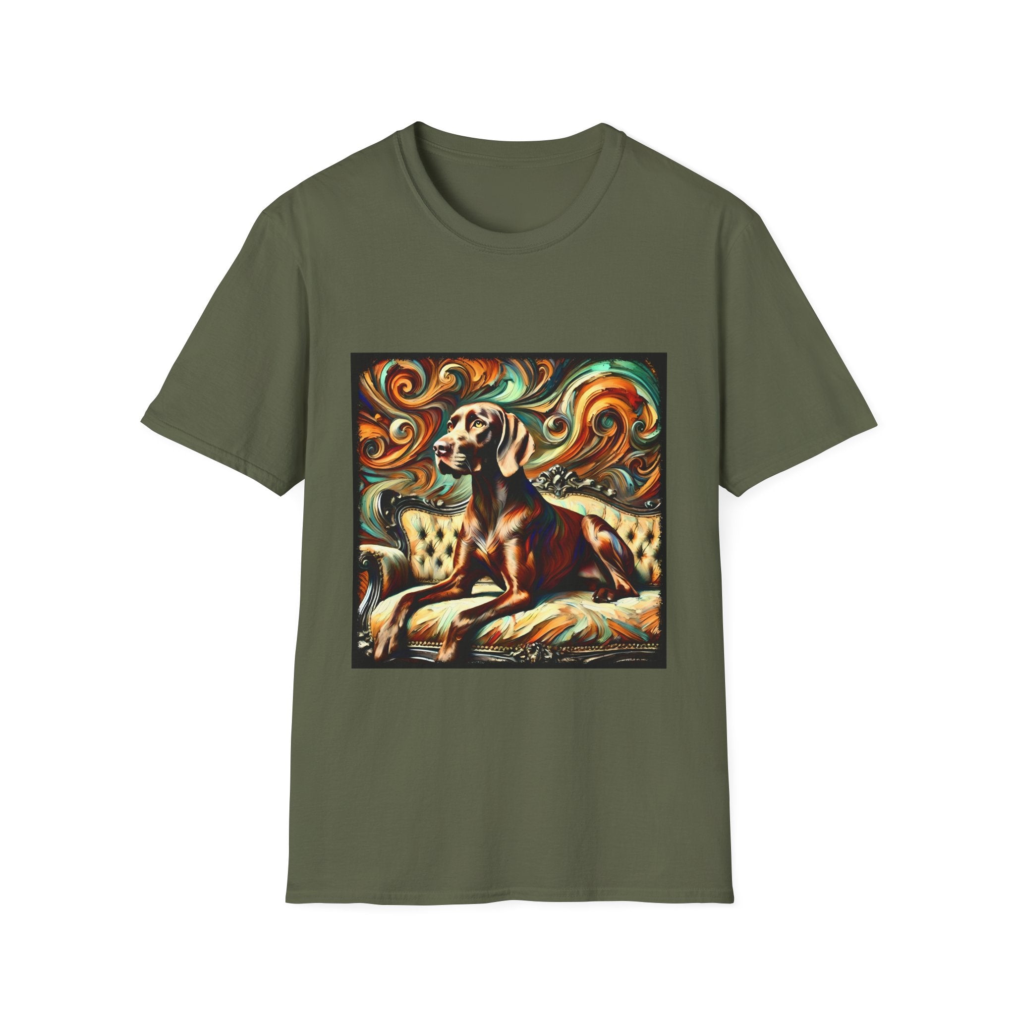 German Shorthaired Pointer Ethereal Swirl | Unisex Dog T-Shirt