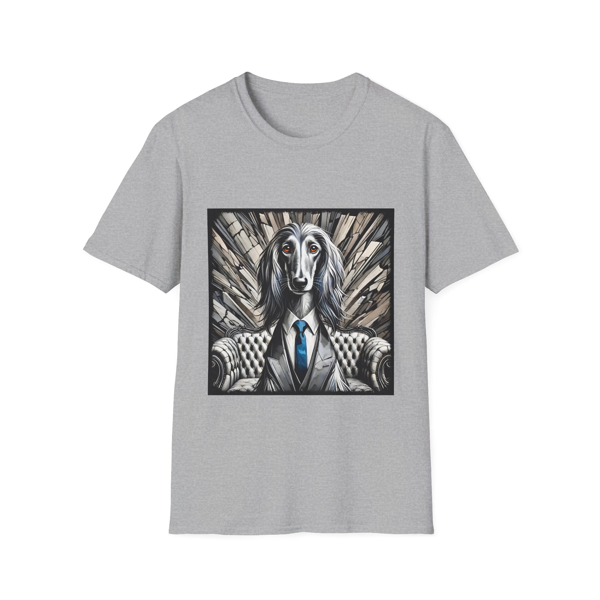 Afghan Hound Shirt | B&W Bold Gentleman Dog Lover Tee