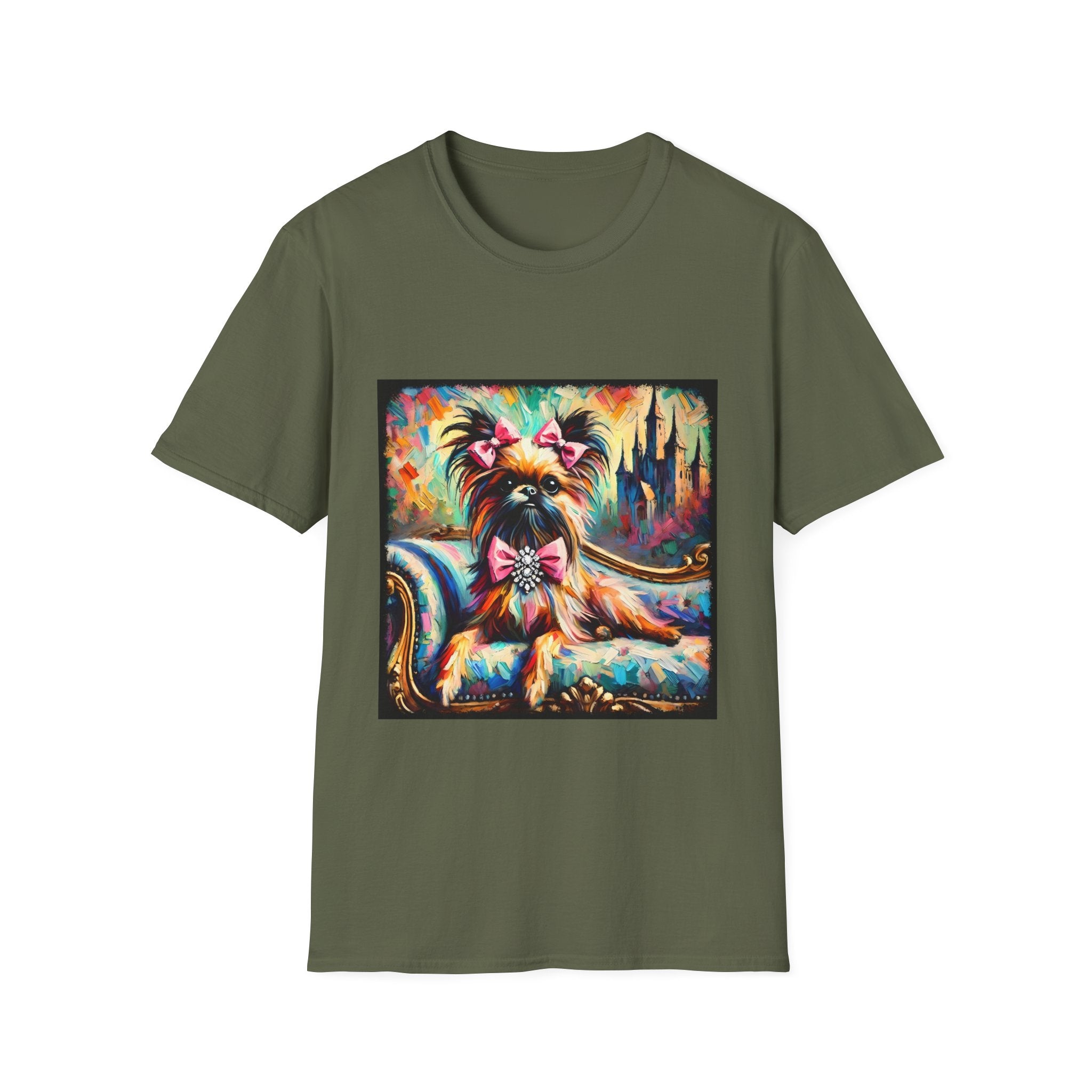 Brussels Griffon Diamond Princess Classic | Unisex Dog T-Shirt