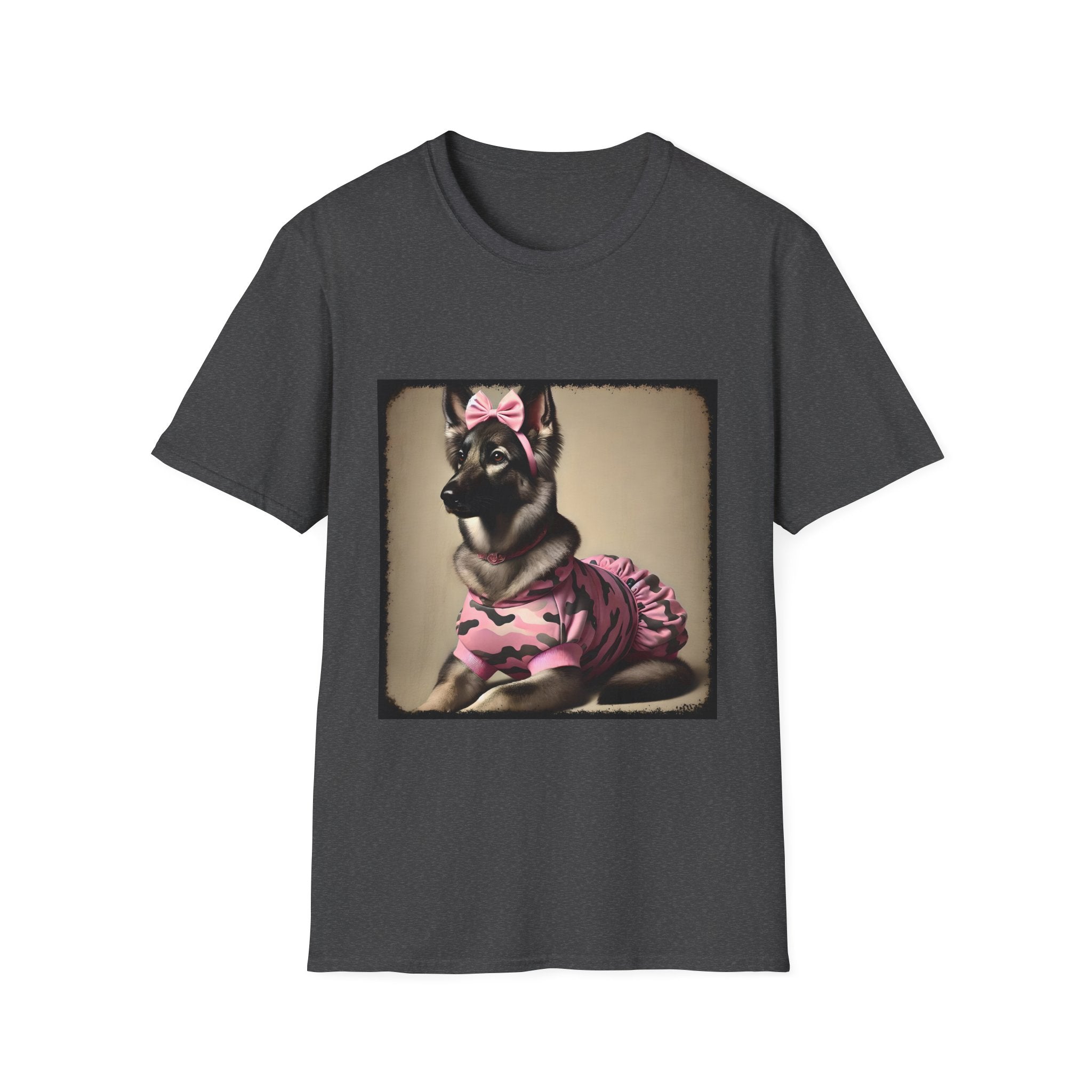 German Shepherd Camo Cutie II | Unisex Dog T-Shirt