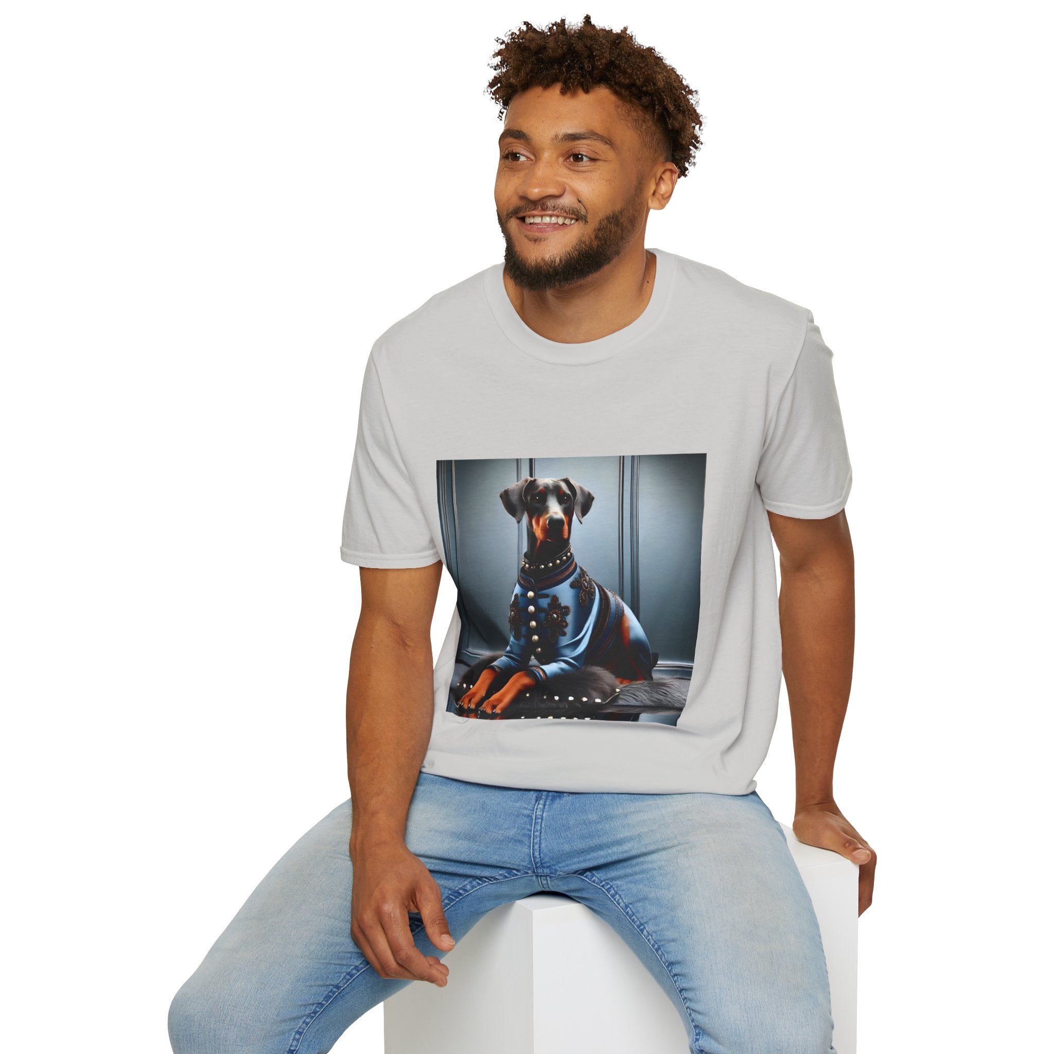 Doberman Pinscher Blue Belle | Unisex Dog T-Shirt