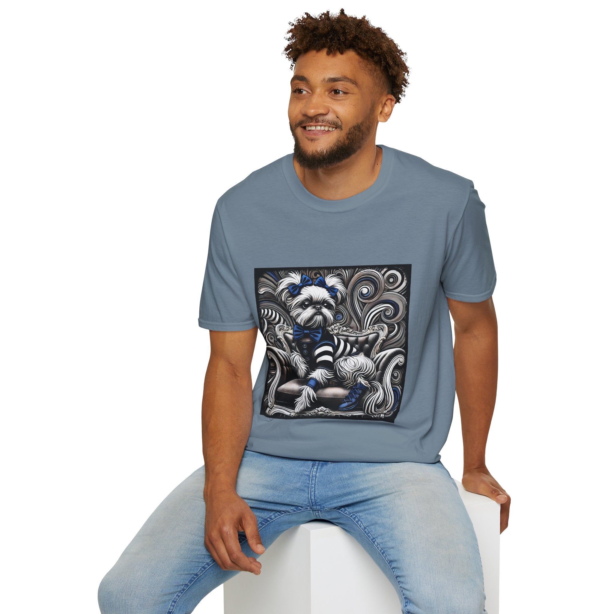 Brussels Griffon Bold Geometric | Unisex Dog T-Shirt