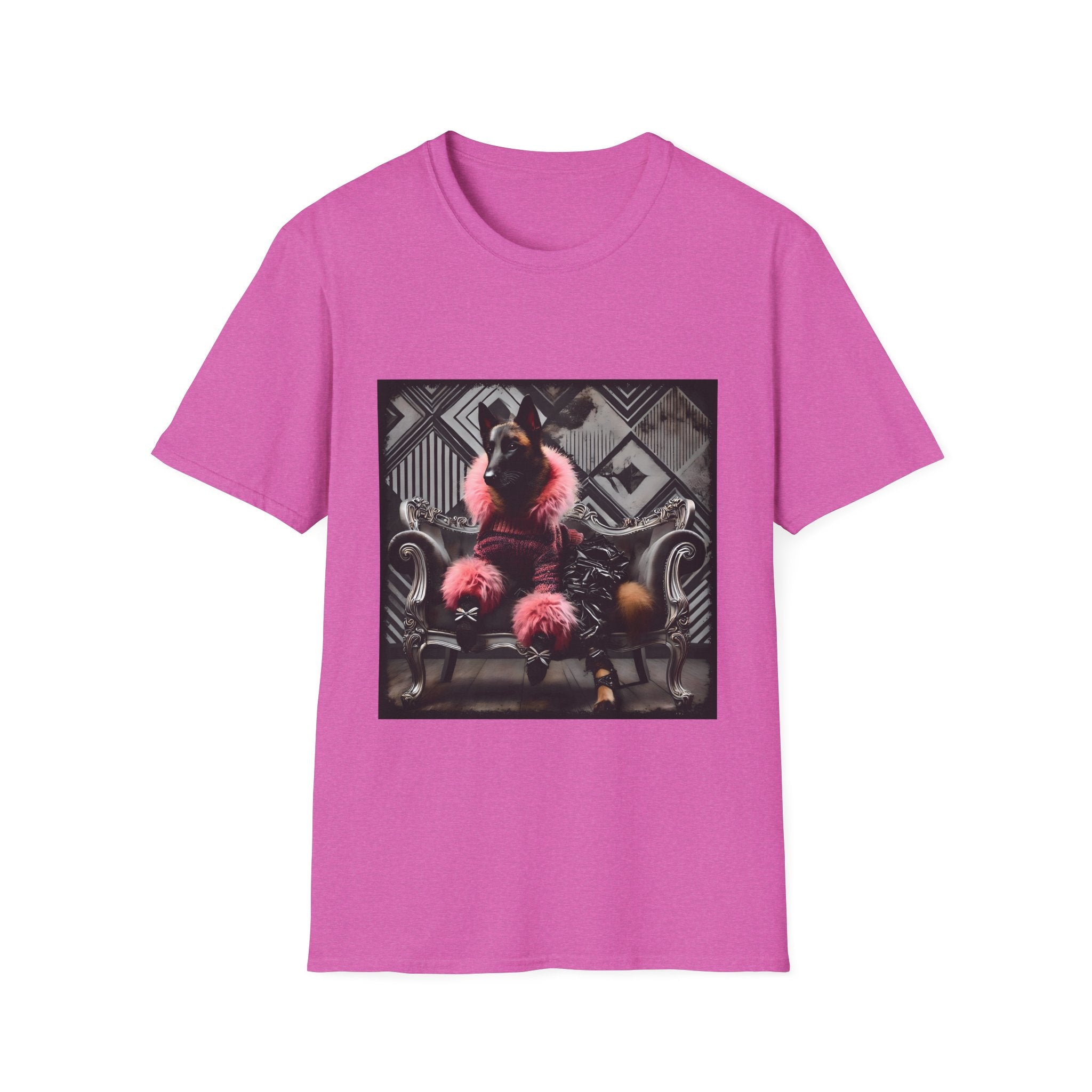 Belgian Malinois Chic Rocker | Unisex Dog T-Shirt