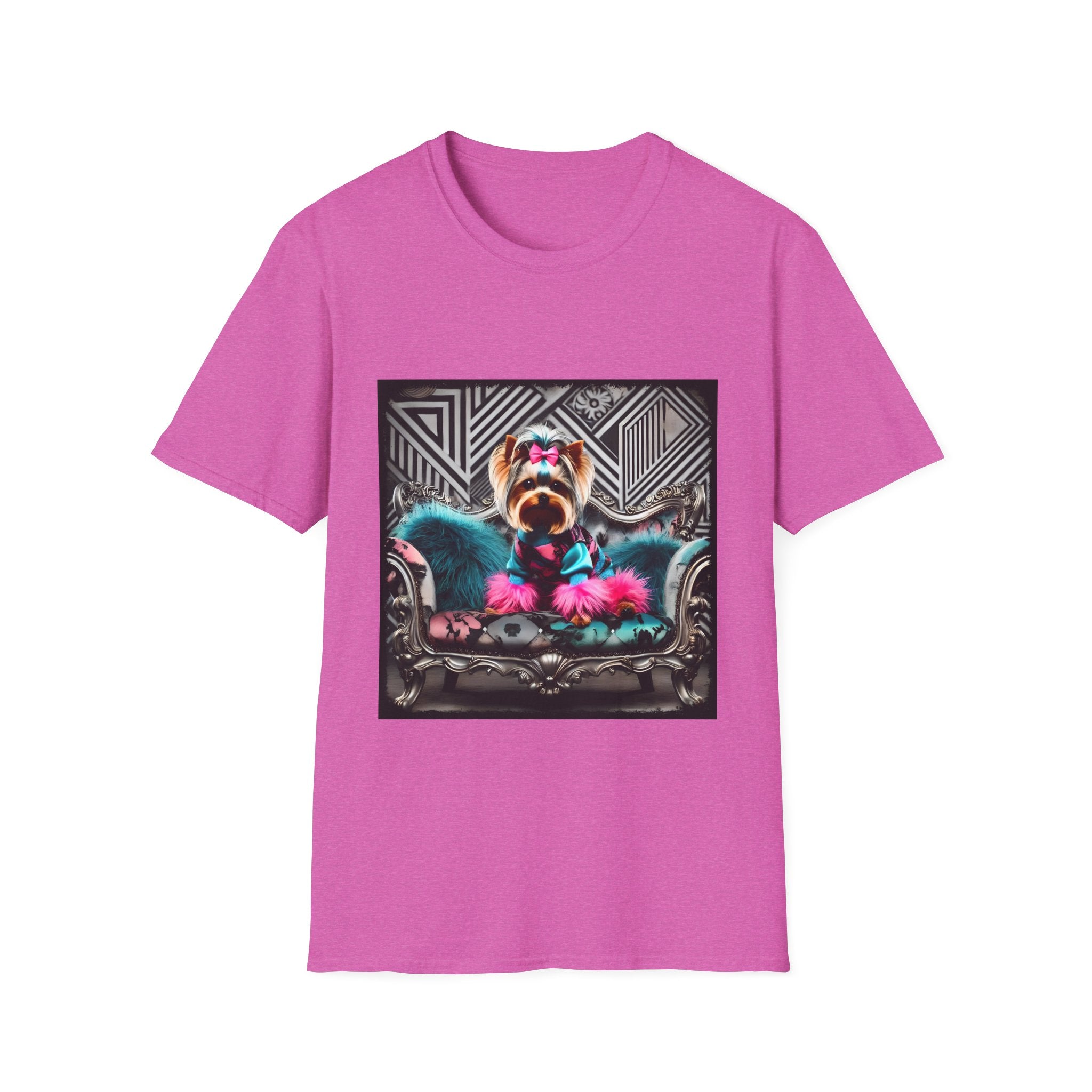 Yorkshire Terrier Chic Rocker | Unisex Dog T-Shirt