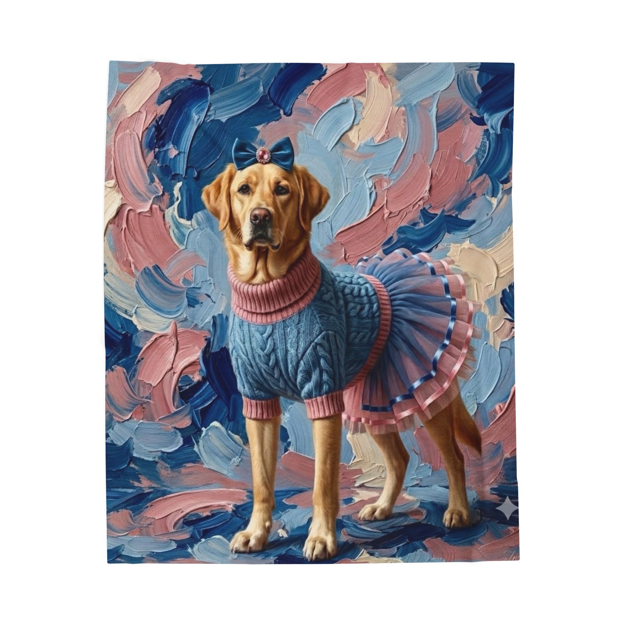 Labrador Retriever Blanket | Brushstroke Beauty Dog Lover Gift