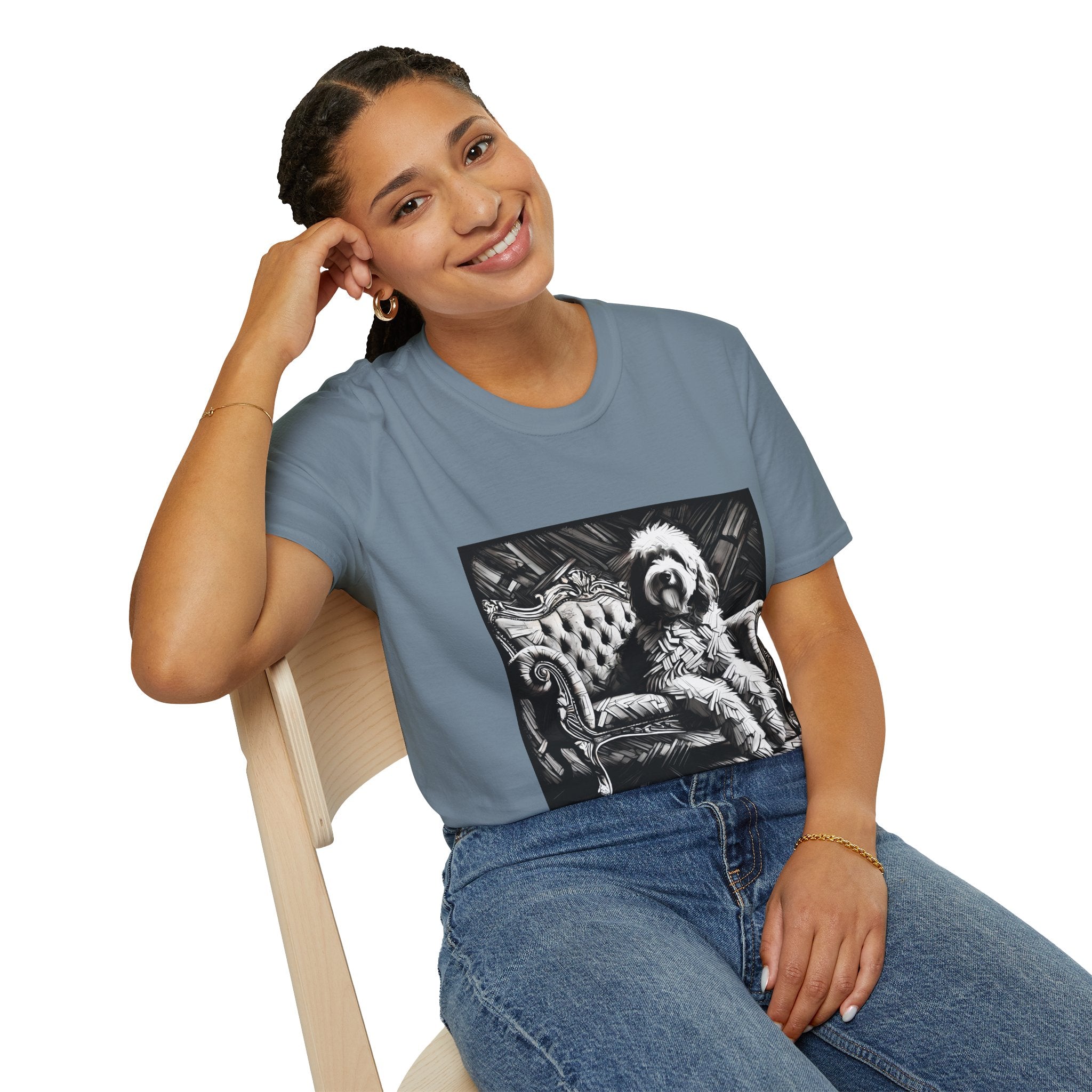 Bernedoodle B&W Bold | Unisex Dog T-Shirt