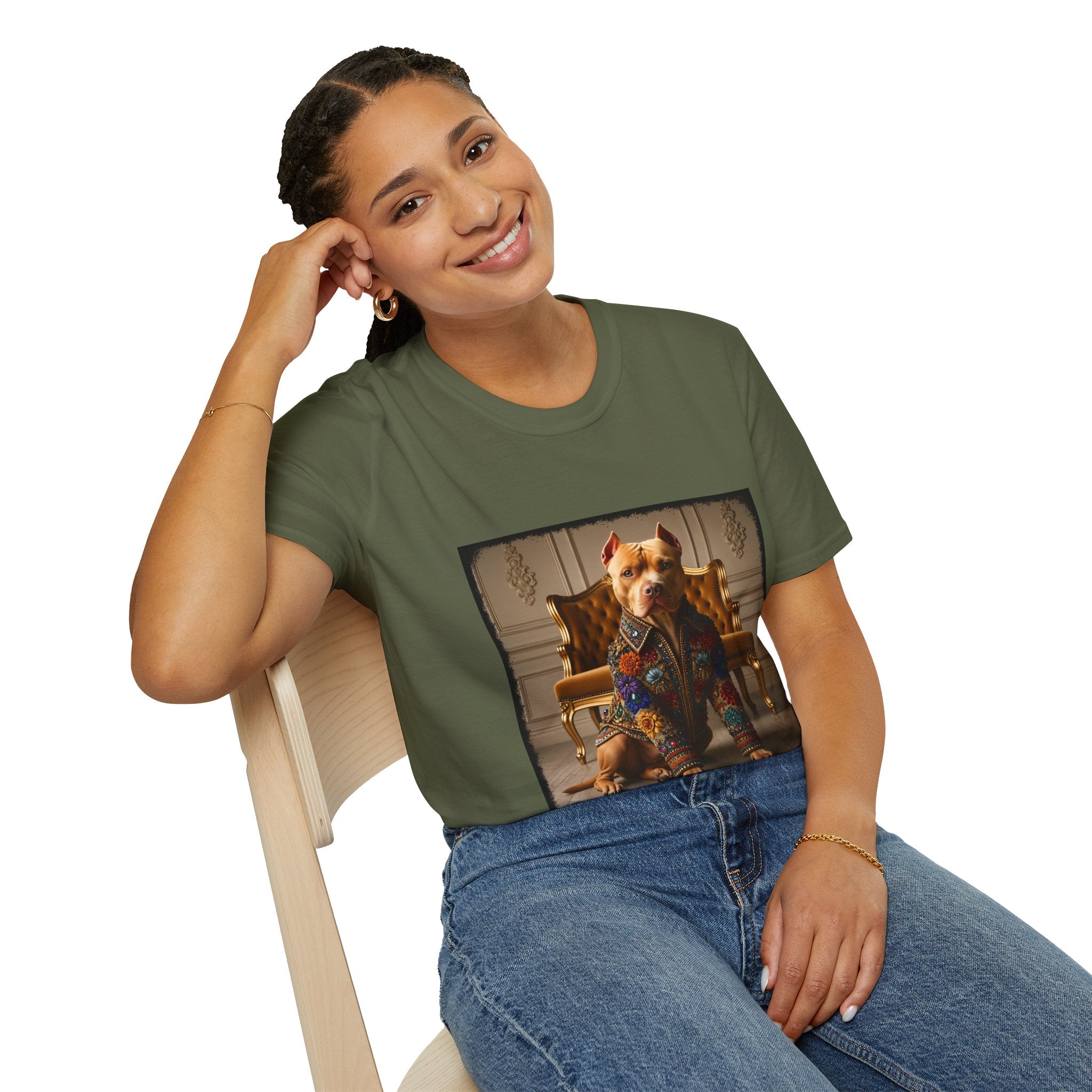 American Pit Bull Terrier Shirt | Bold Posh Dog Lover Tee