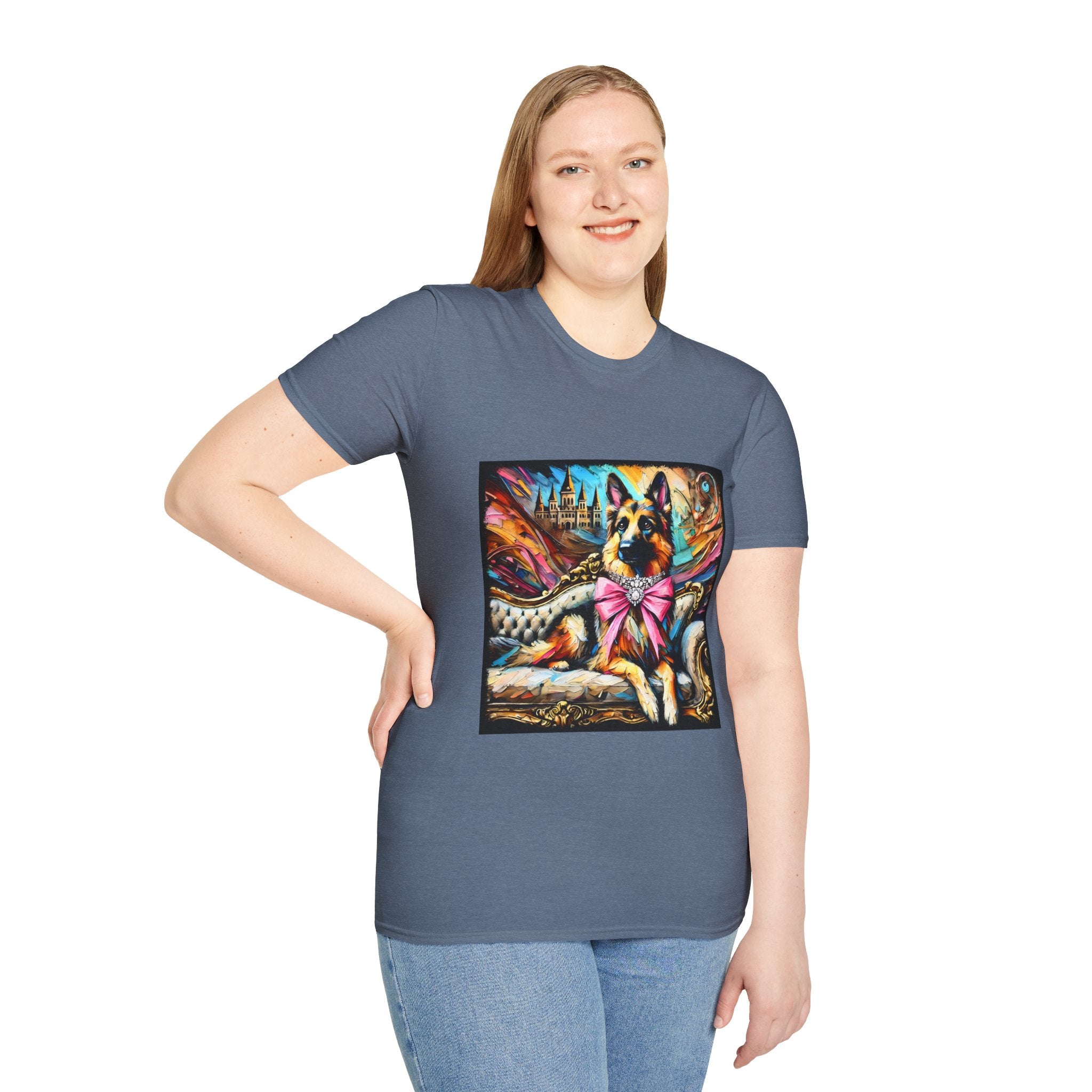 German Shepherd Diamond Princess Classic II | Unisex Dog T-Shirt