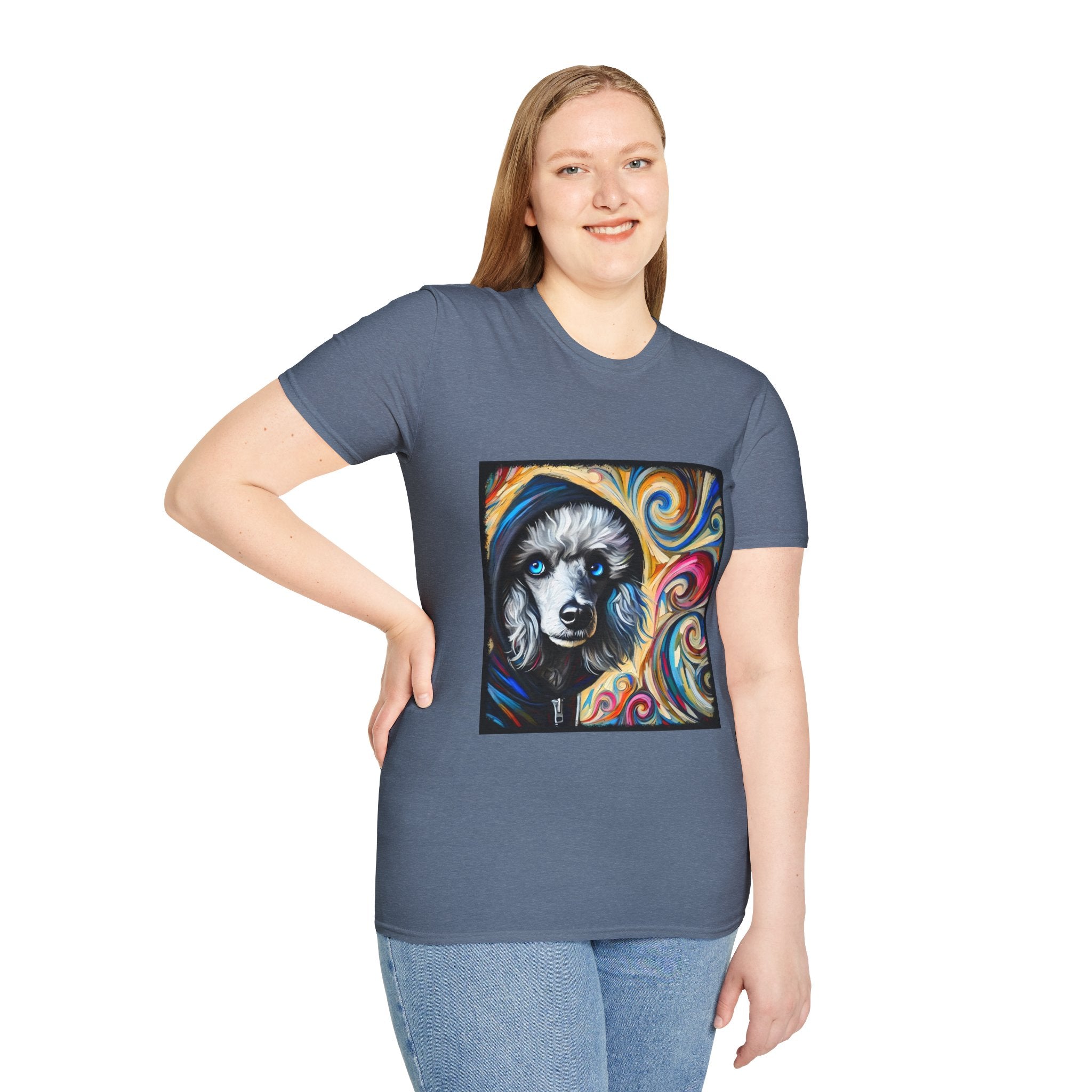 Poodle Relaxed Swirl | Unisex Dog T-Shirt