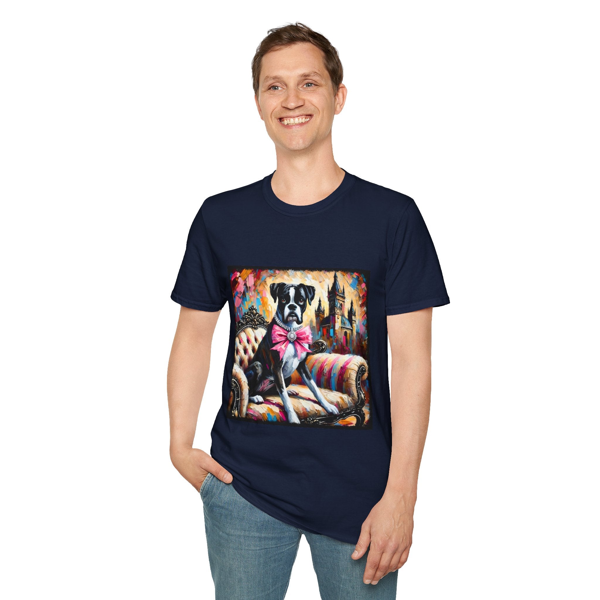 Boxer Pink Princess Classic | Unisex Dog T-Shirt
