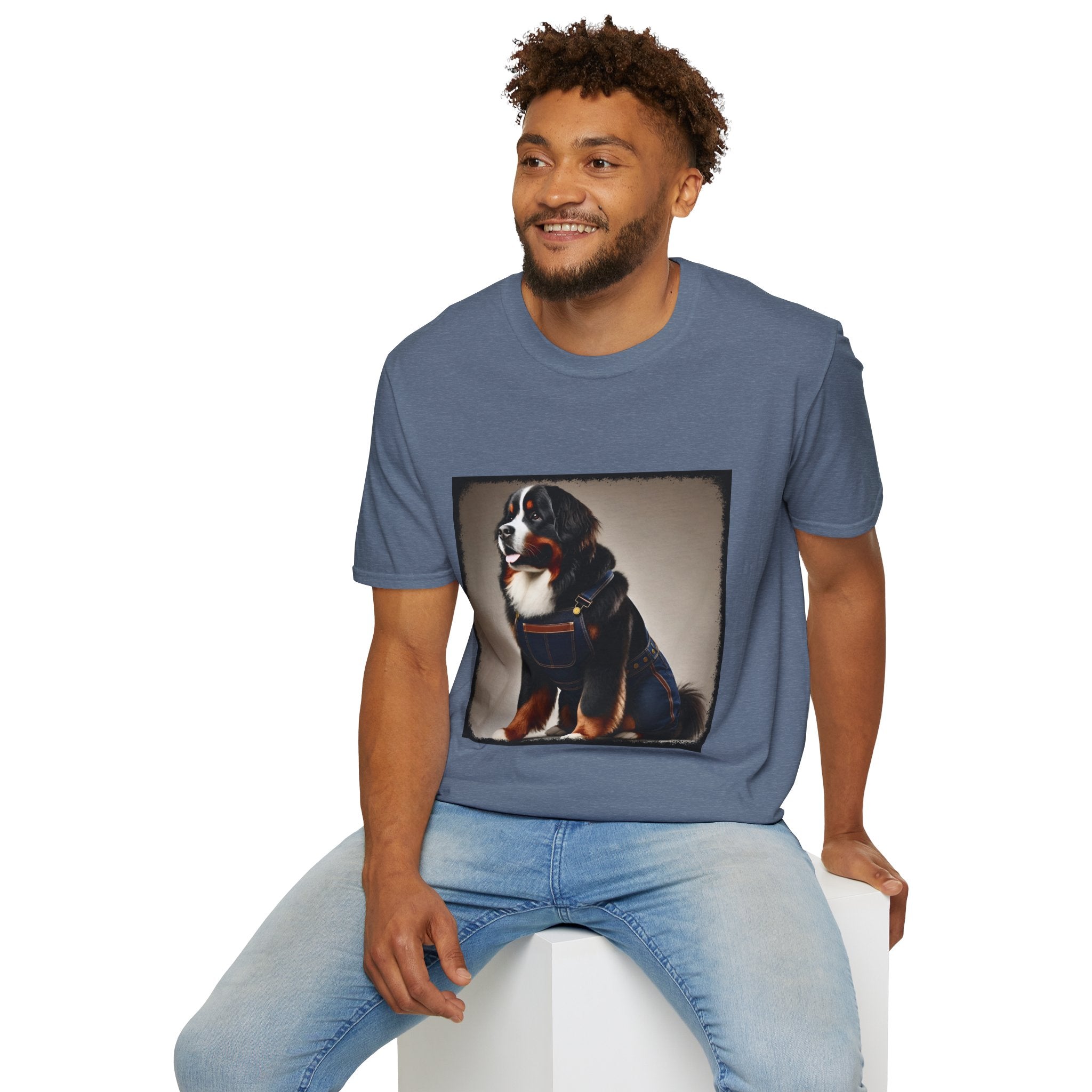 Bernese Mountain Dog Shirt | Denim Darling Dog Lover Tee