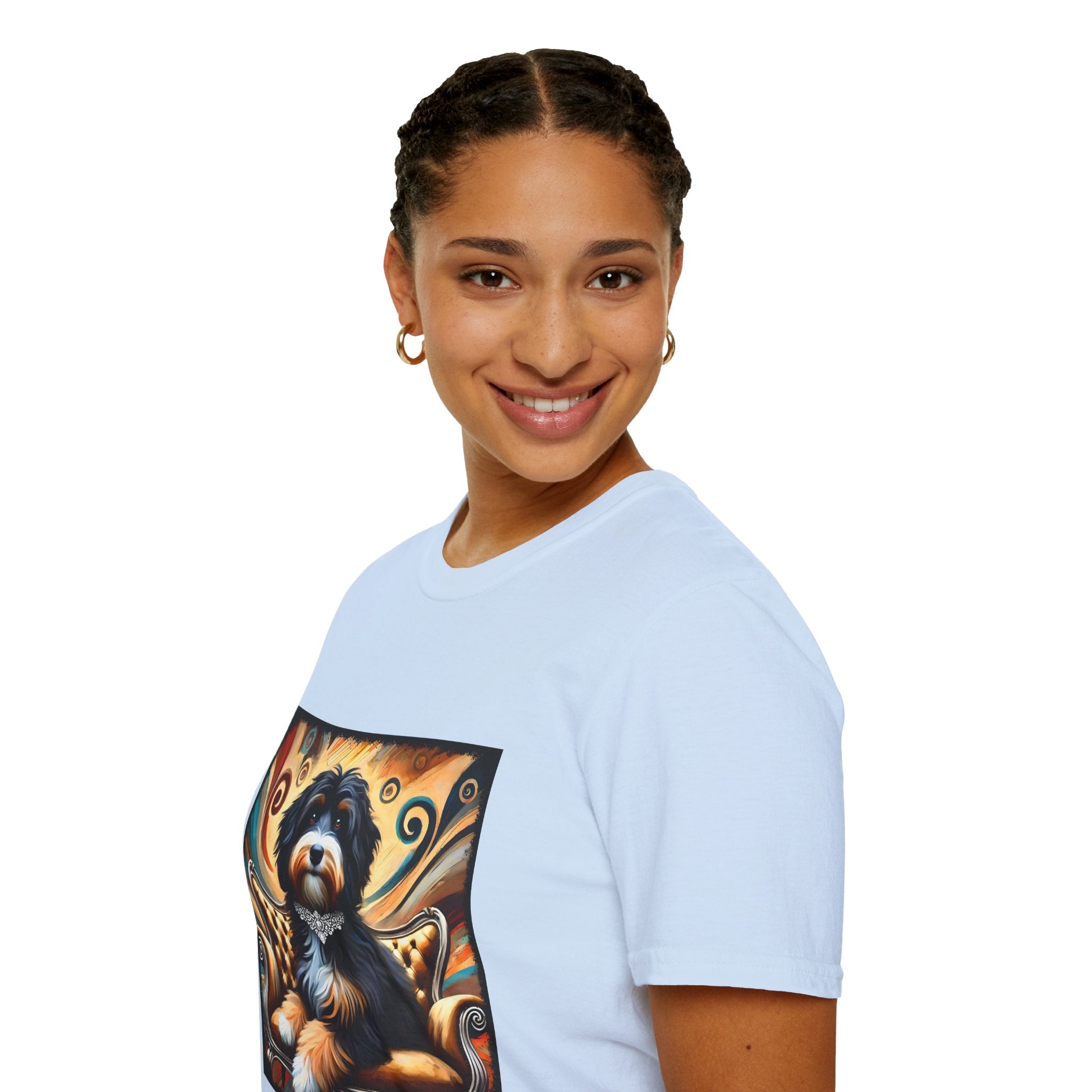 Bernedoodle Diamond Swirl | Unisex Dog T-Shirt