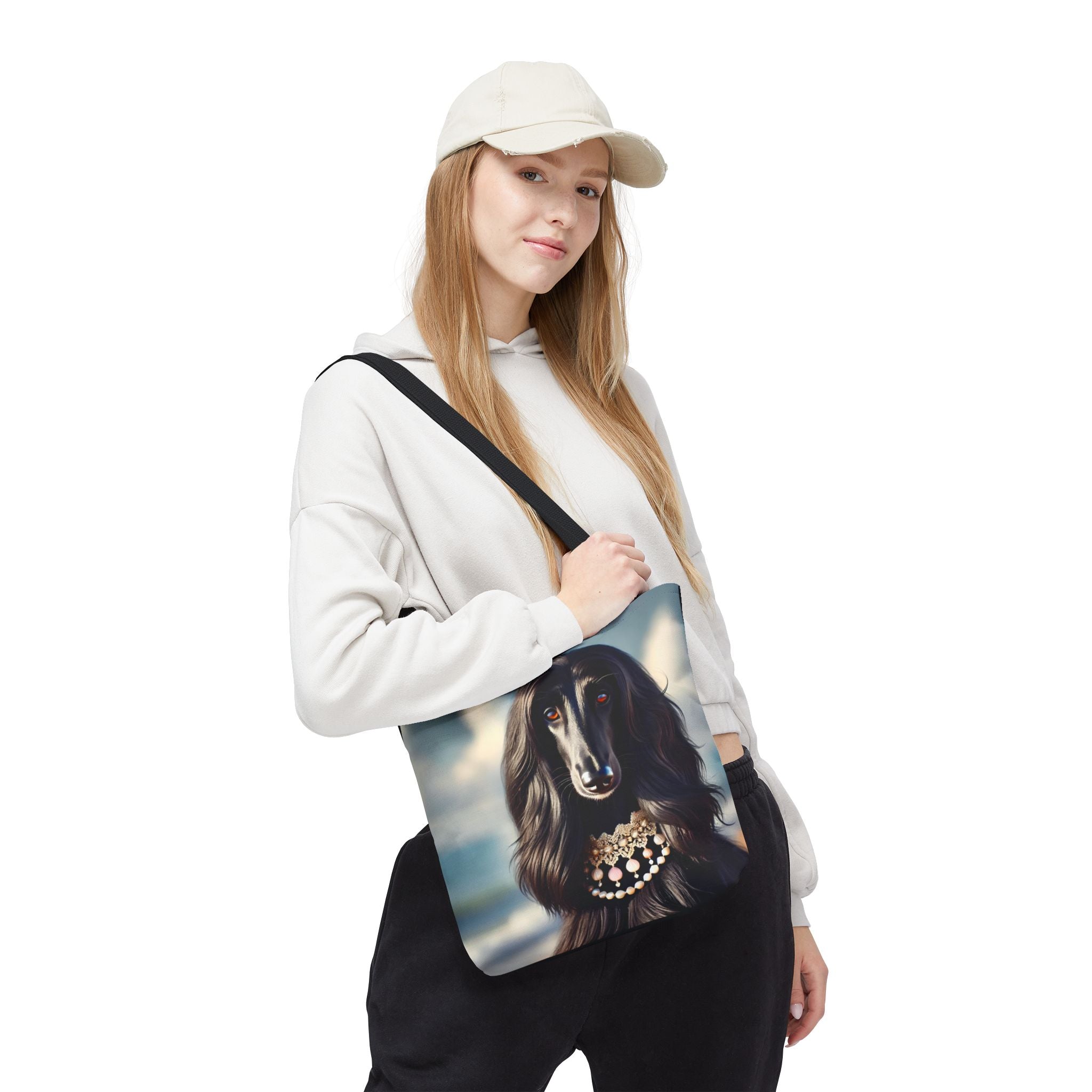 Afghan Hound Tote Bag | Beach Bombshell Dog Lover Gift