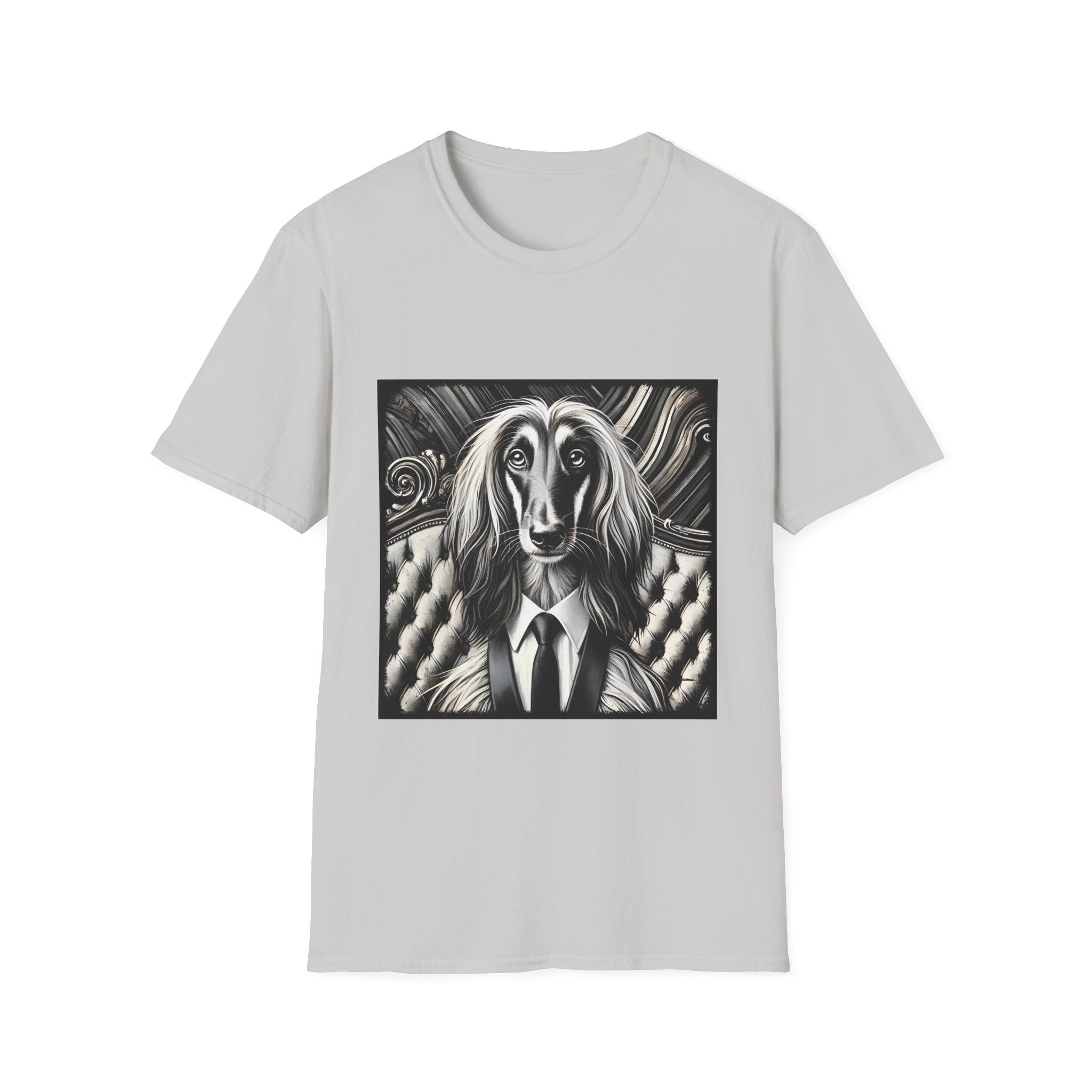 Afghan Hound Shirt | B&W Bold Tie Dog Lover Tee