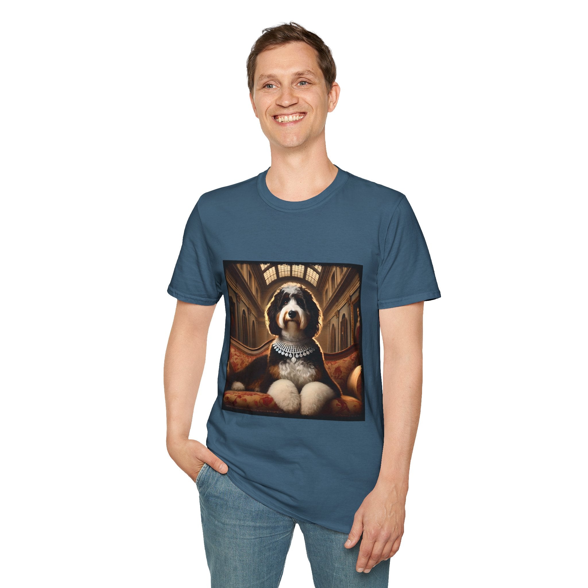 Bernedoodle Diamond Princess | Unisex Dog T-Shirt