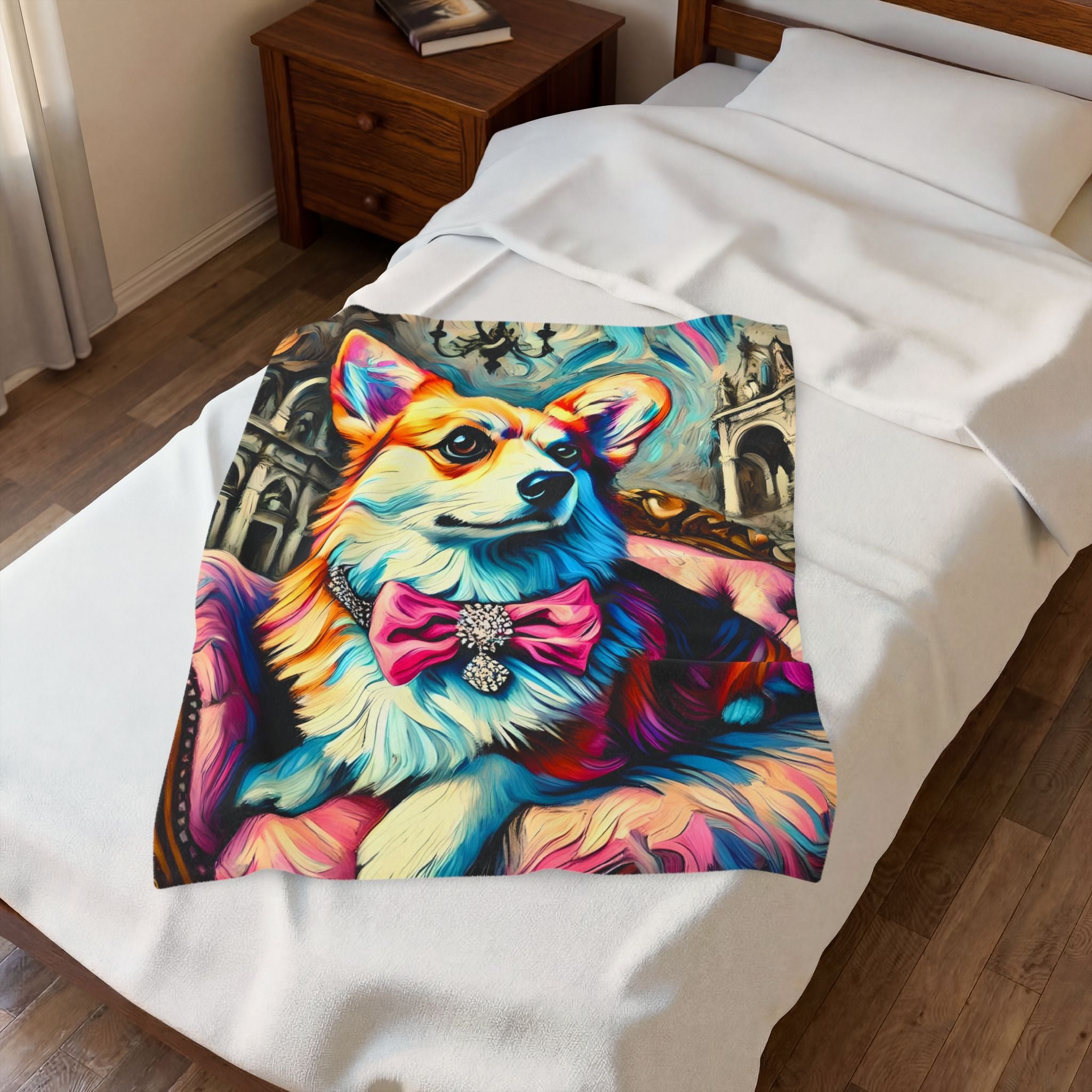 Pembroke Welsh Corgi Blanket – Diamond Princess Classic Design