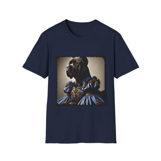 Cane Corso Blue Belle design dog lover unisex t-shirt in navy