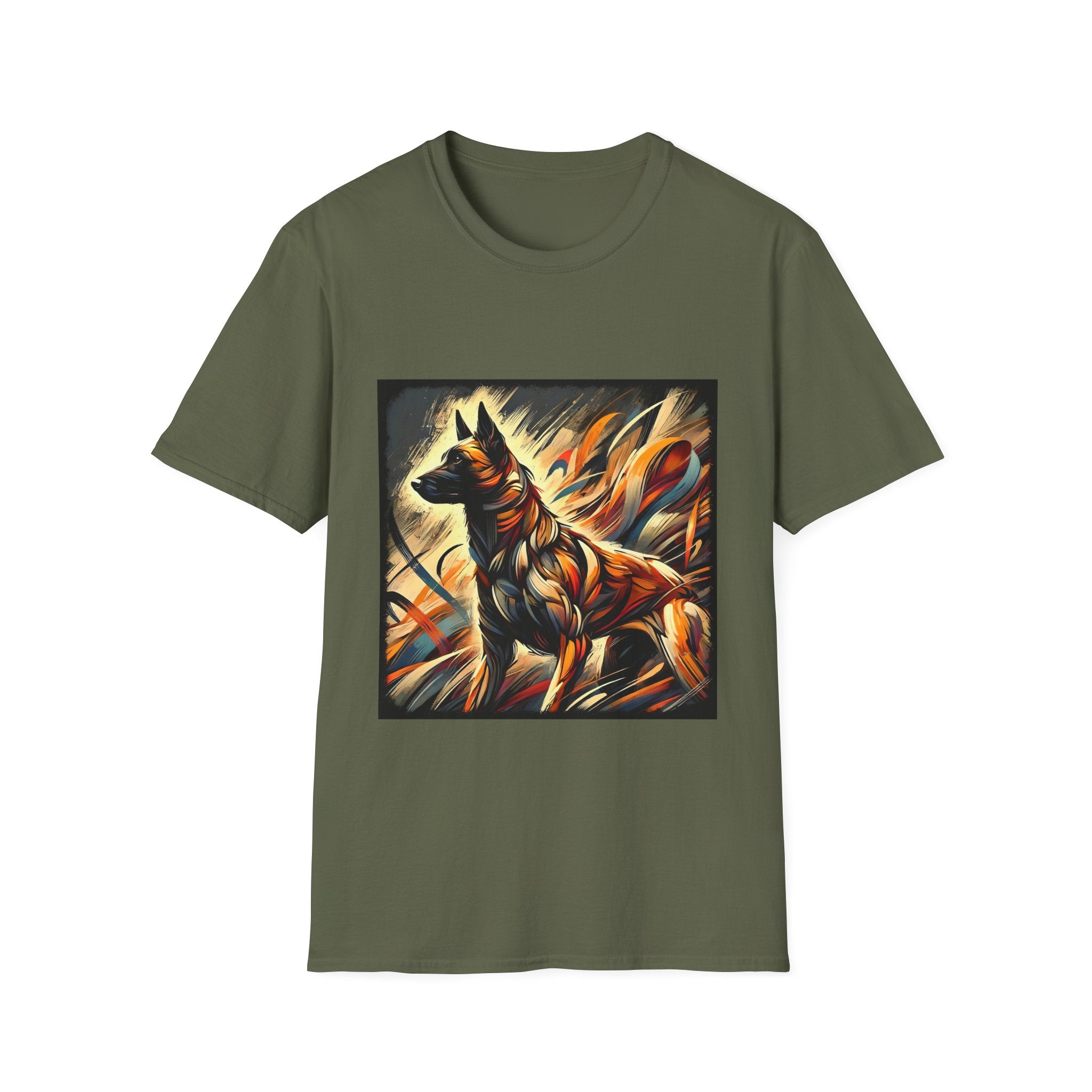 Belgian Malinois Fire Classic | Unisex Dog T-Shirt