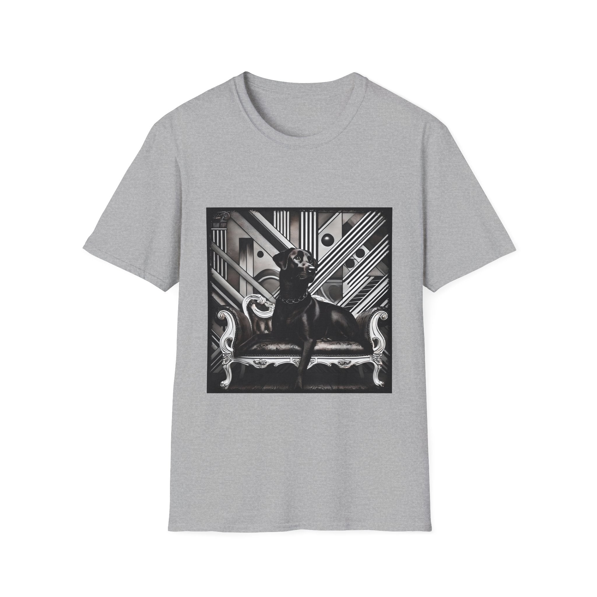 Labrador Retriever B&W Rebel | Unisex Dog T-Shirt