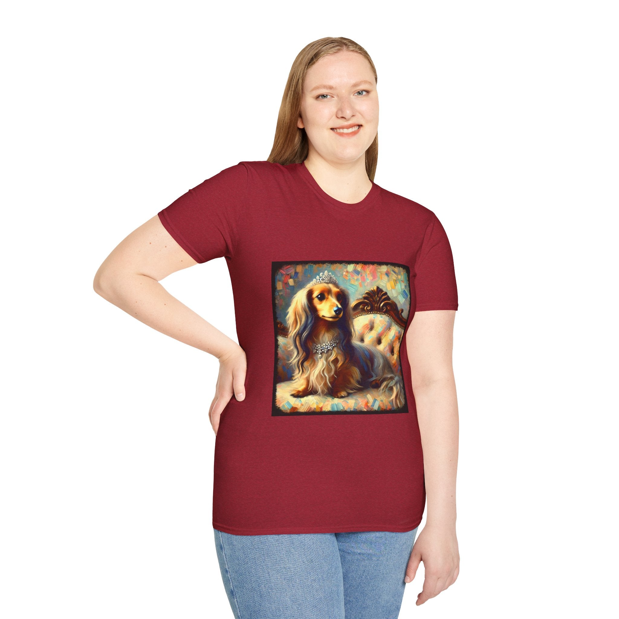 Dachshund Diamond Pastel Classic | Unisex Dog T-Shirt