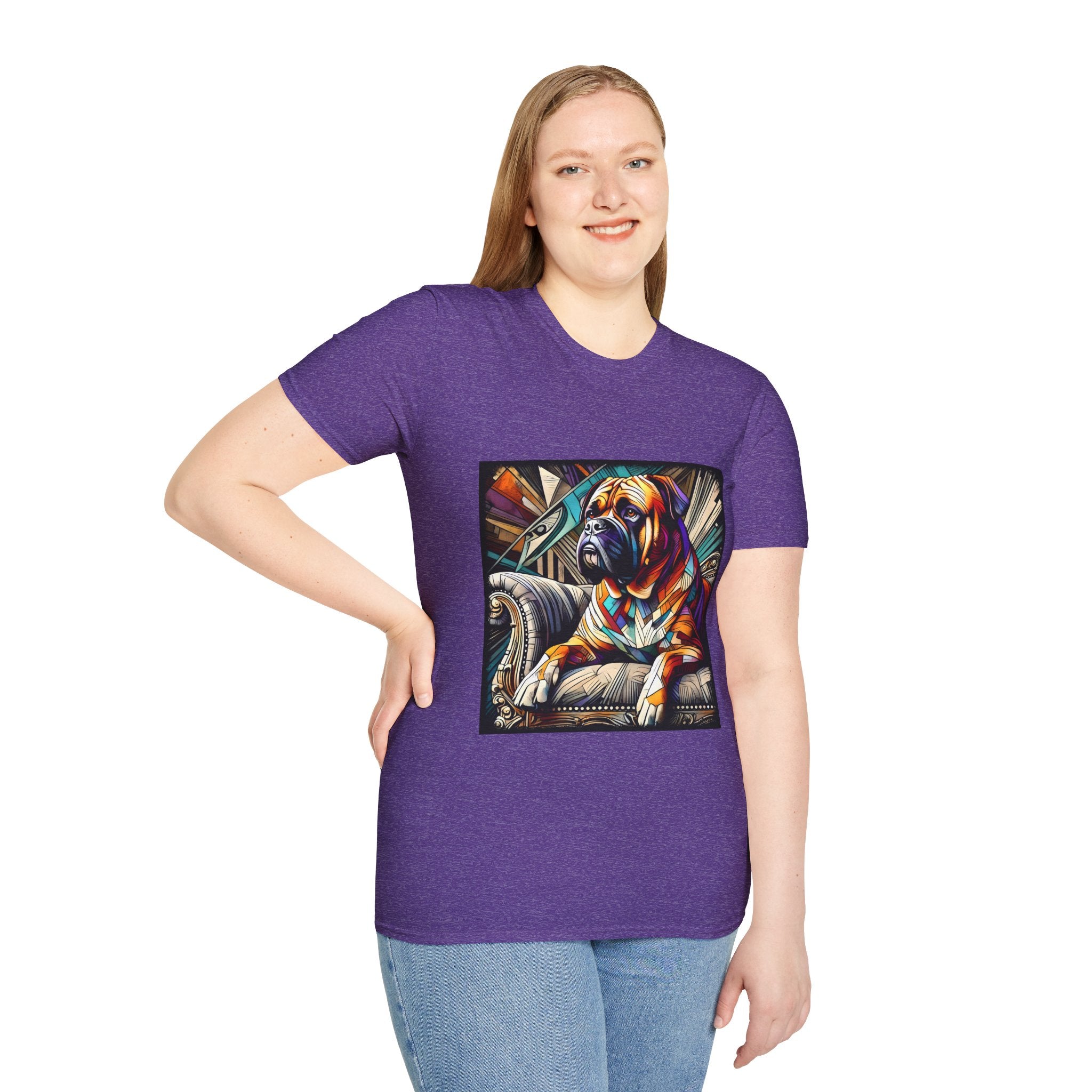 Bullmastiff Vivid Geometric | Unisex Dog T-Shirt