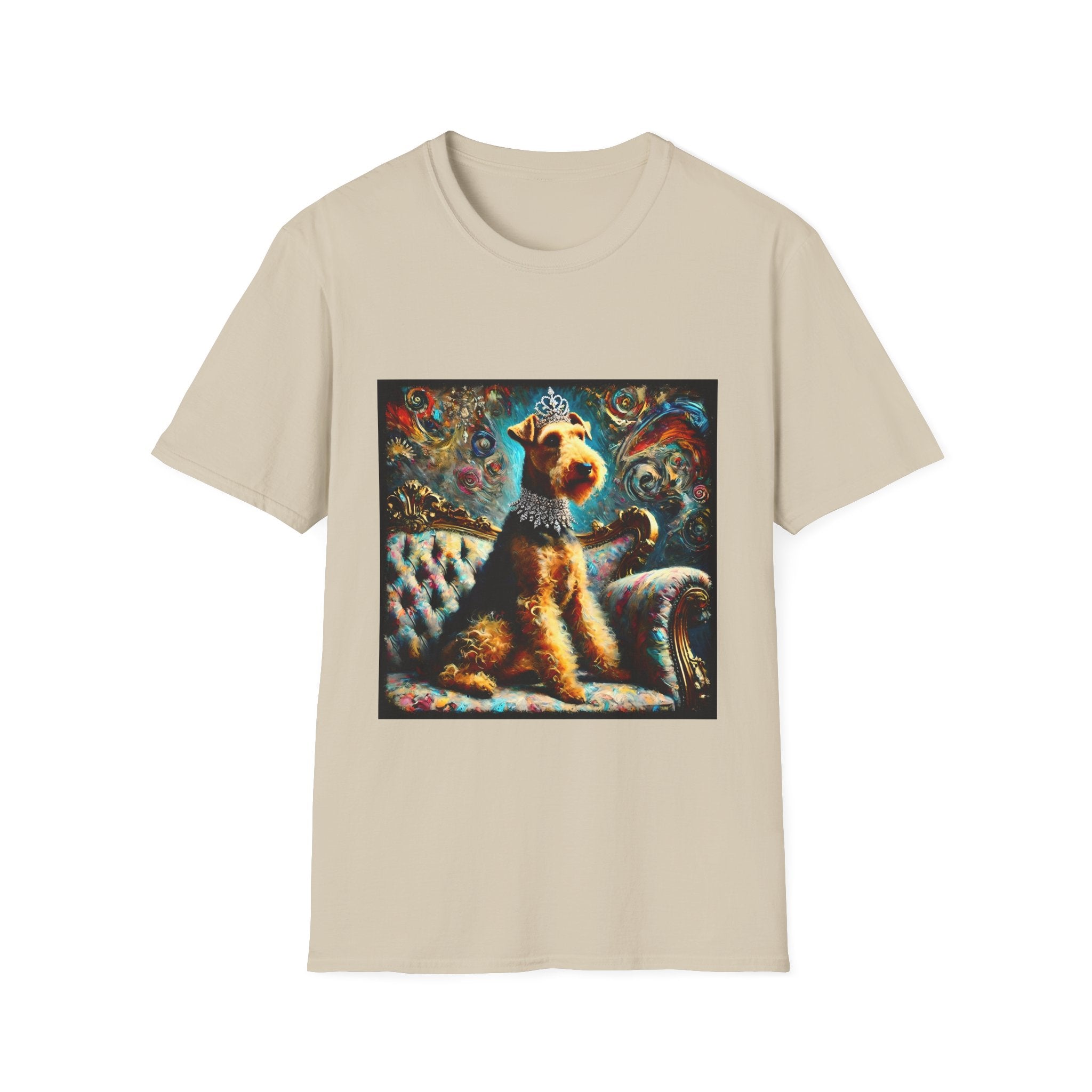 Airedale Terrier Shirt | Diamond Princess Swirl Dog Lover Tee
