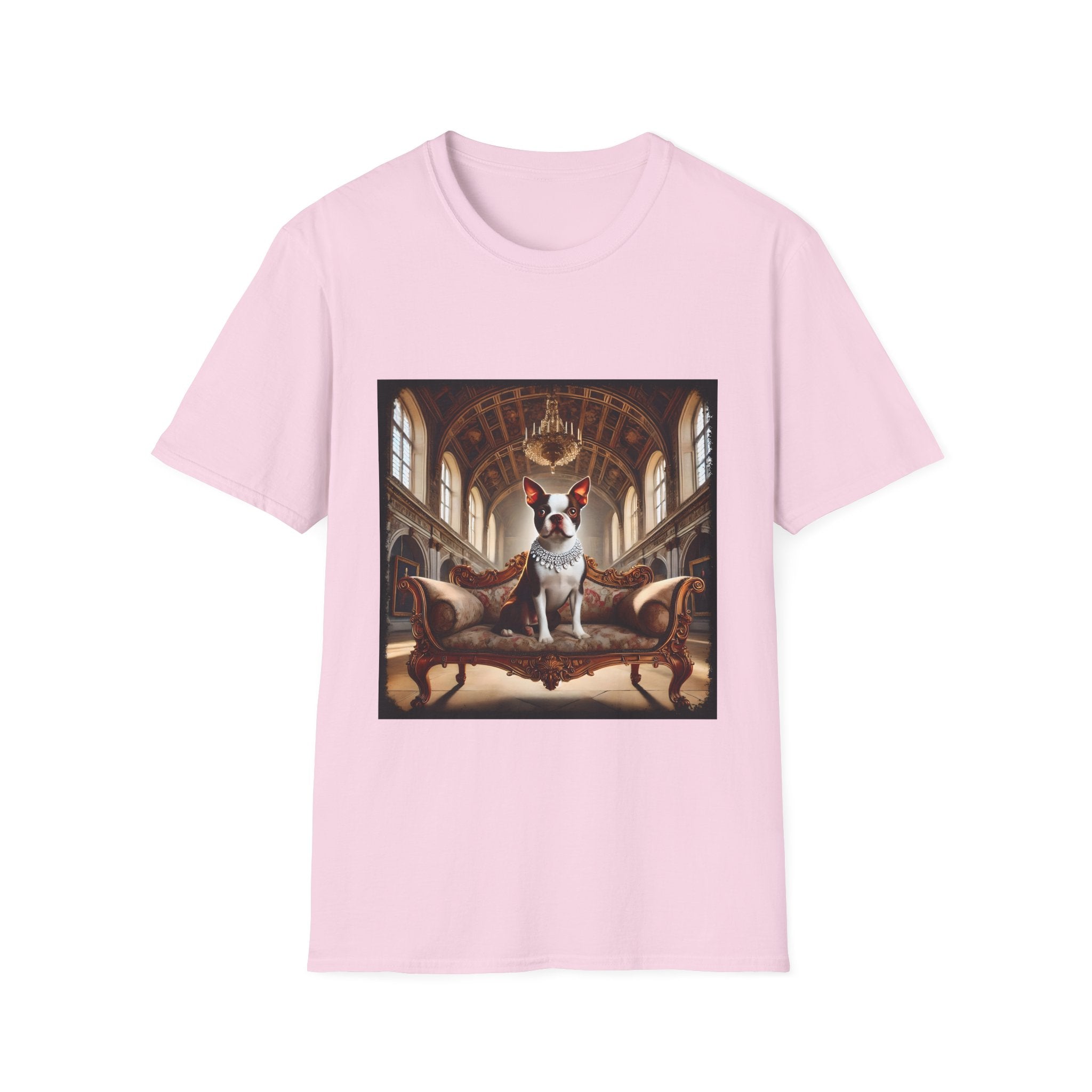 Boston Terrier Poised Princess  | Unisex Dog T-Shirt