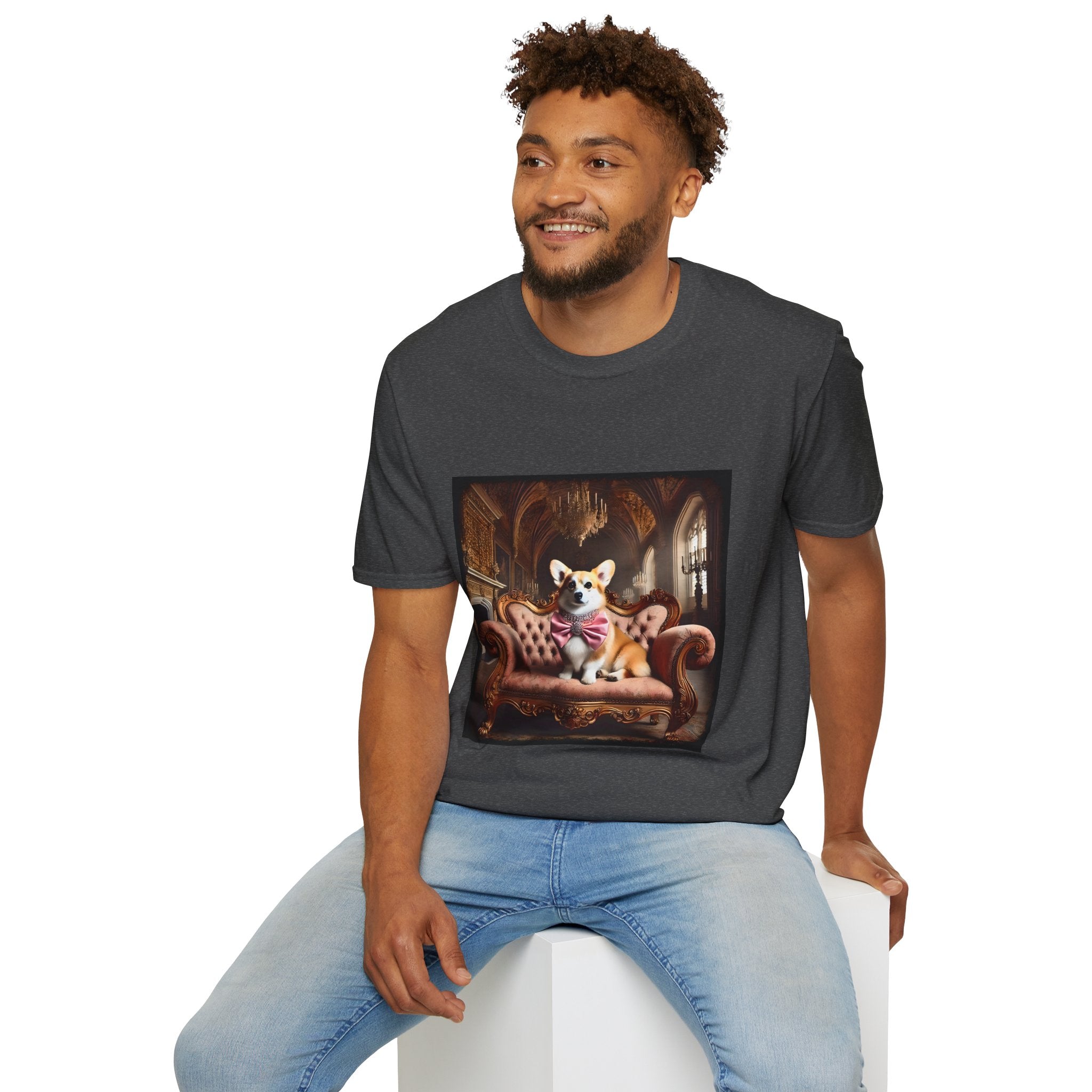 Pembroke Welsh Corgi Pink Princess | Unisex Dog T-Shirt