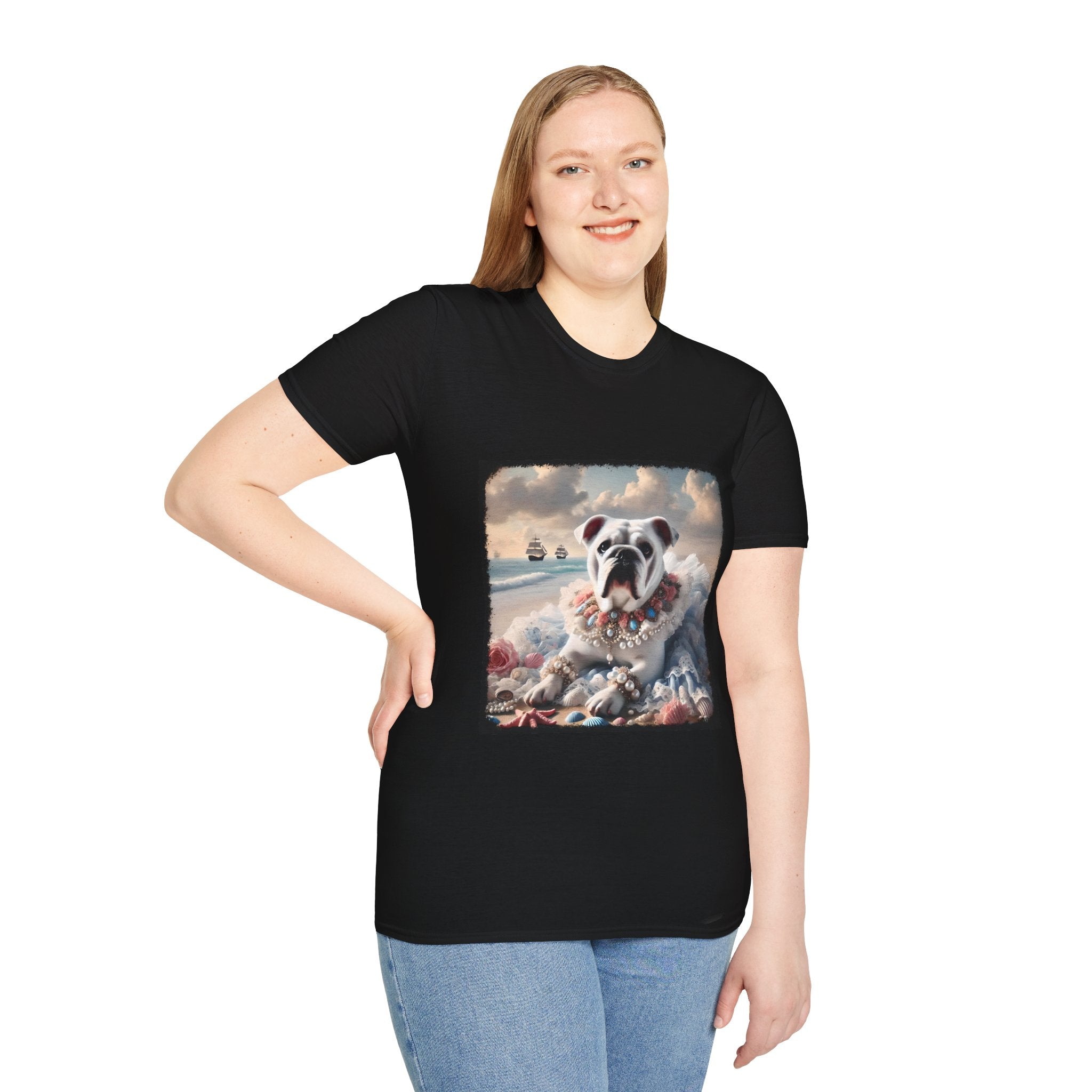 Bulldog Beach Dream | Unisex Dog T-Shirt