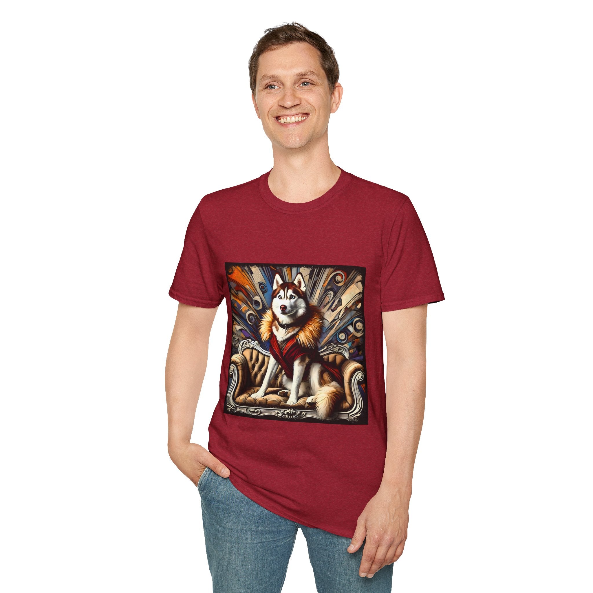 Siberian Husky Bold Rebel | Unisex Dog T-Shirt