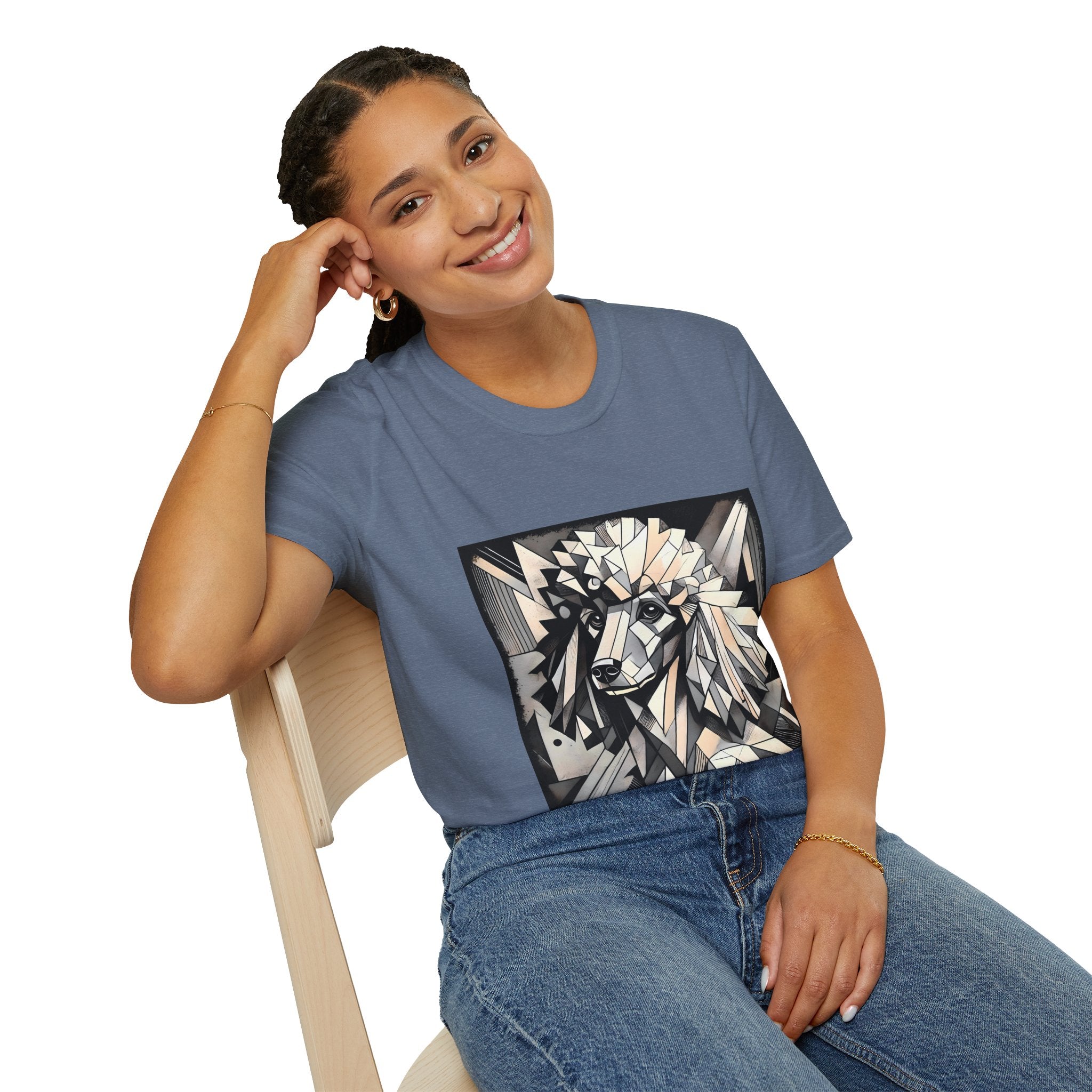 Poodle Geometric | Unisex Dog T-Shirt