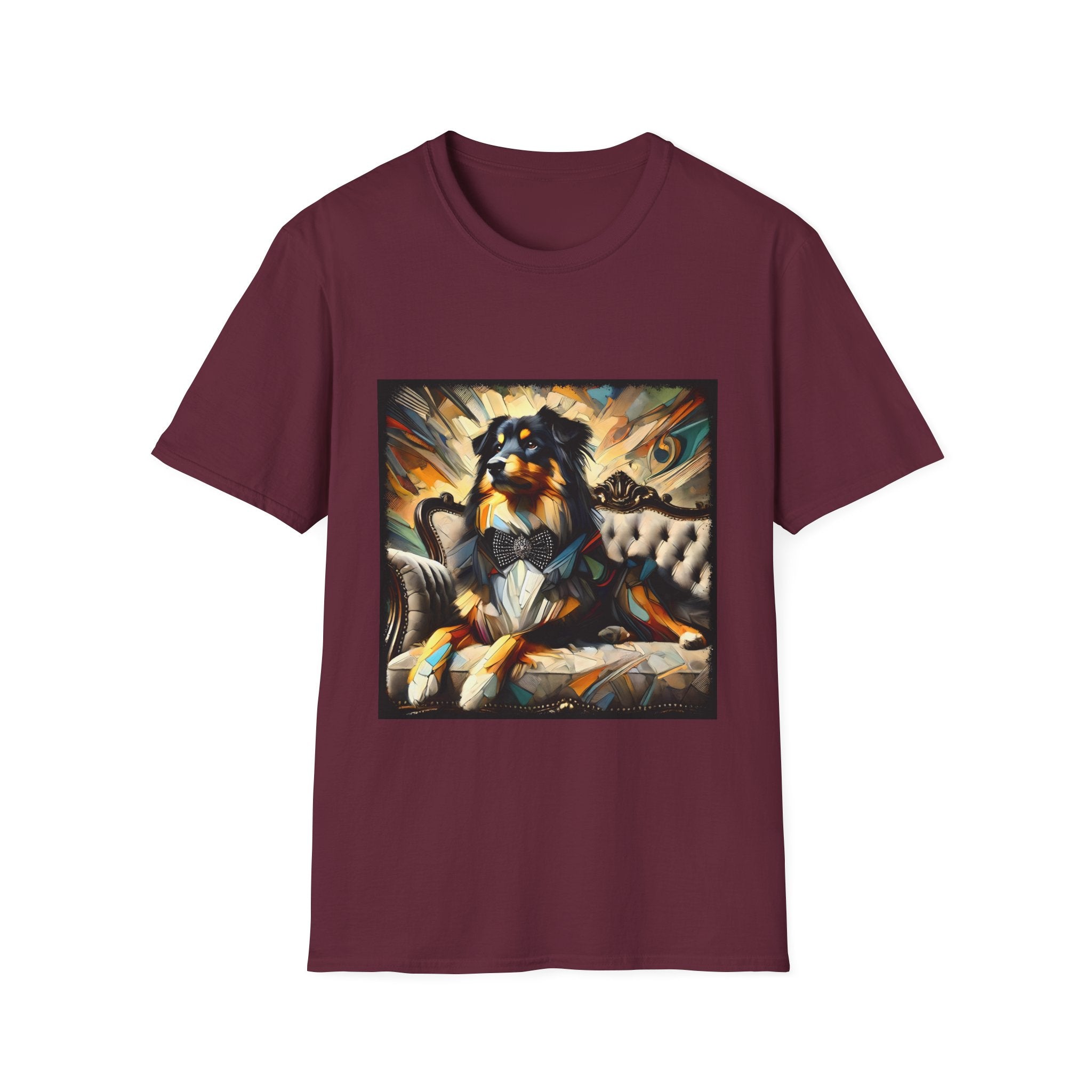 Miniature American Shepherd Bowtie Classic |  Unisex Dog T-Shirt