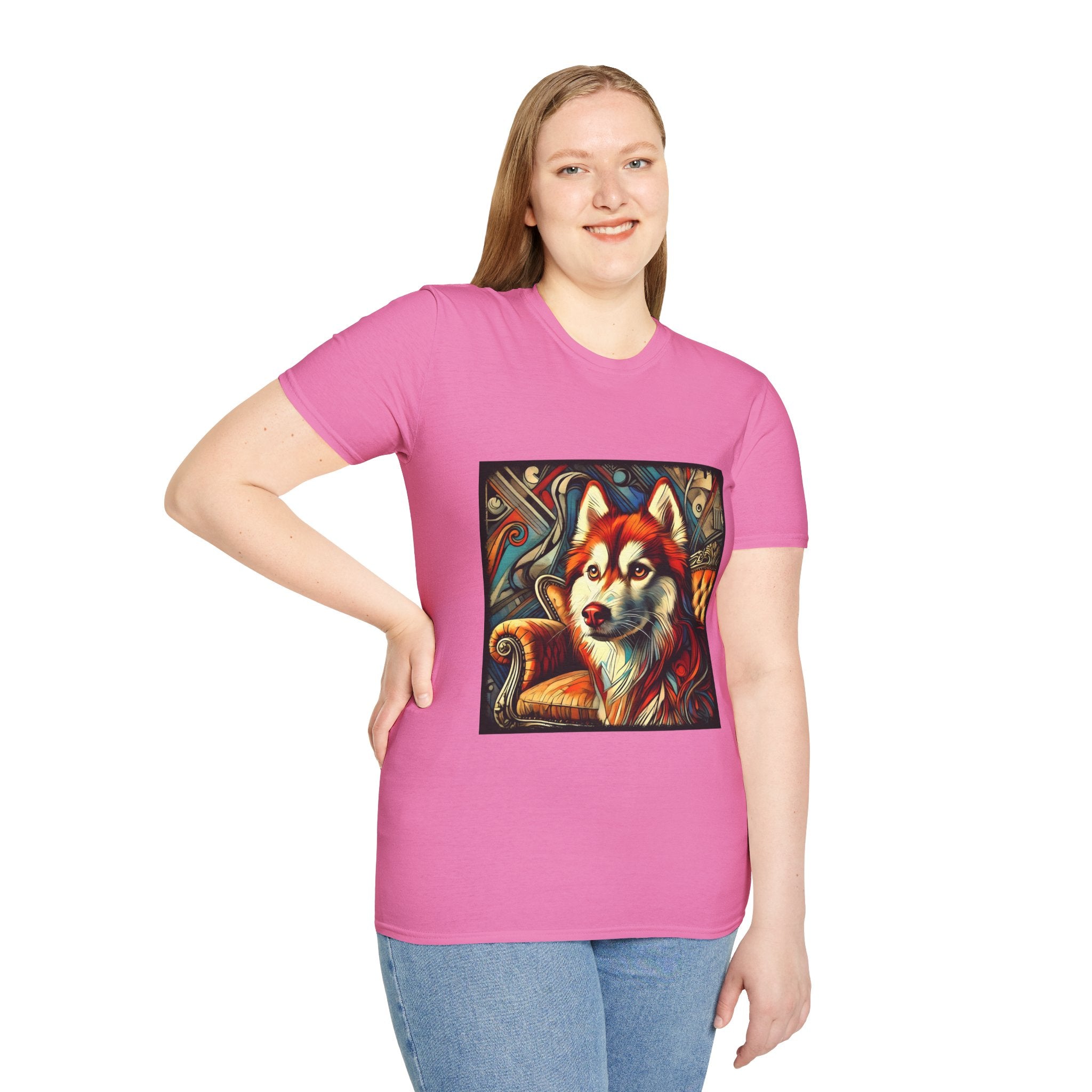 Siberian Husky Red Rebel | Unisex Dog T-Shirt