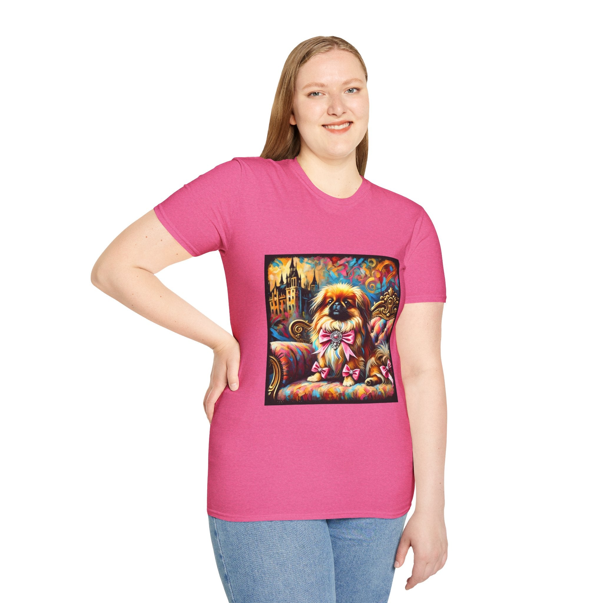 Pekingese Diamond Princess Classic | Unisex Dog T-Shirt