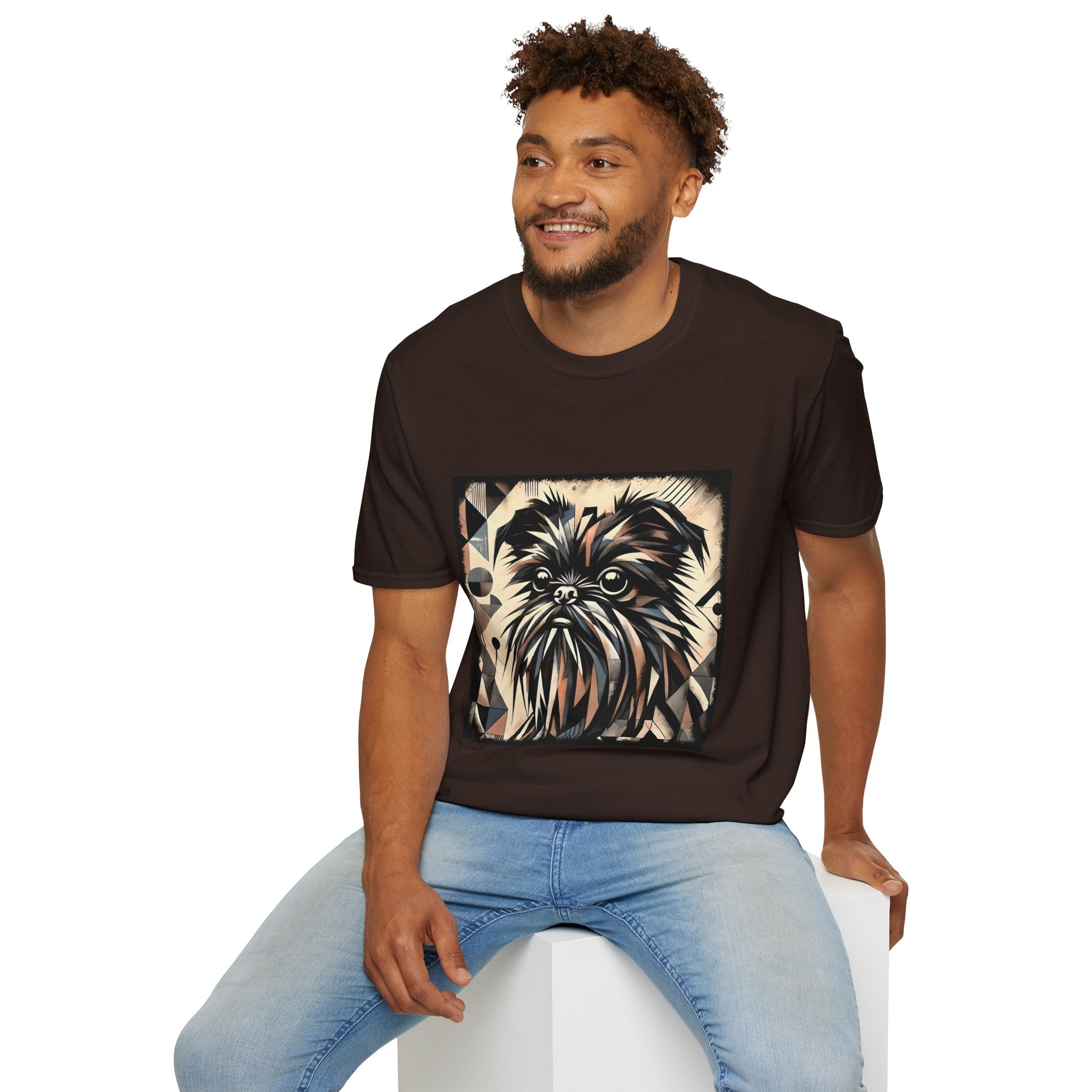 Brussels Griffon Bold Geometric | Unisex Dog T-Shirt
