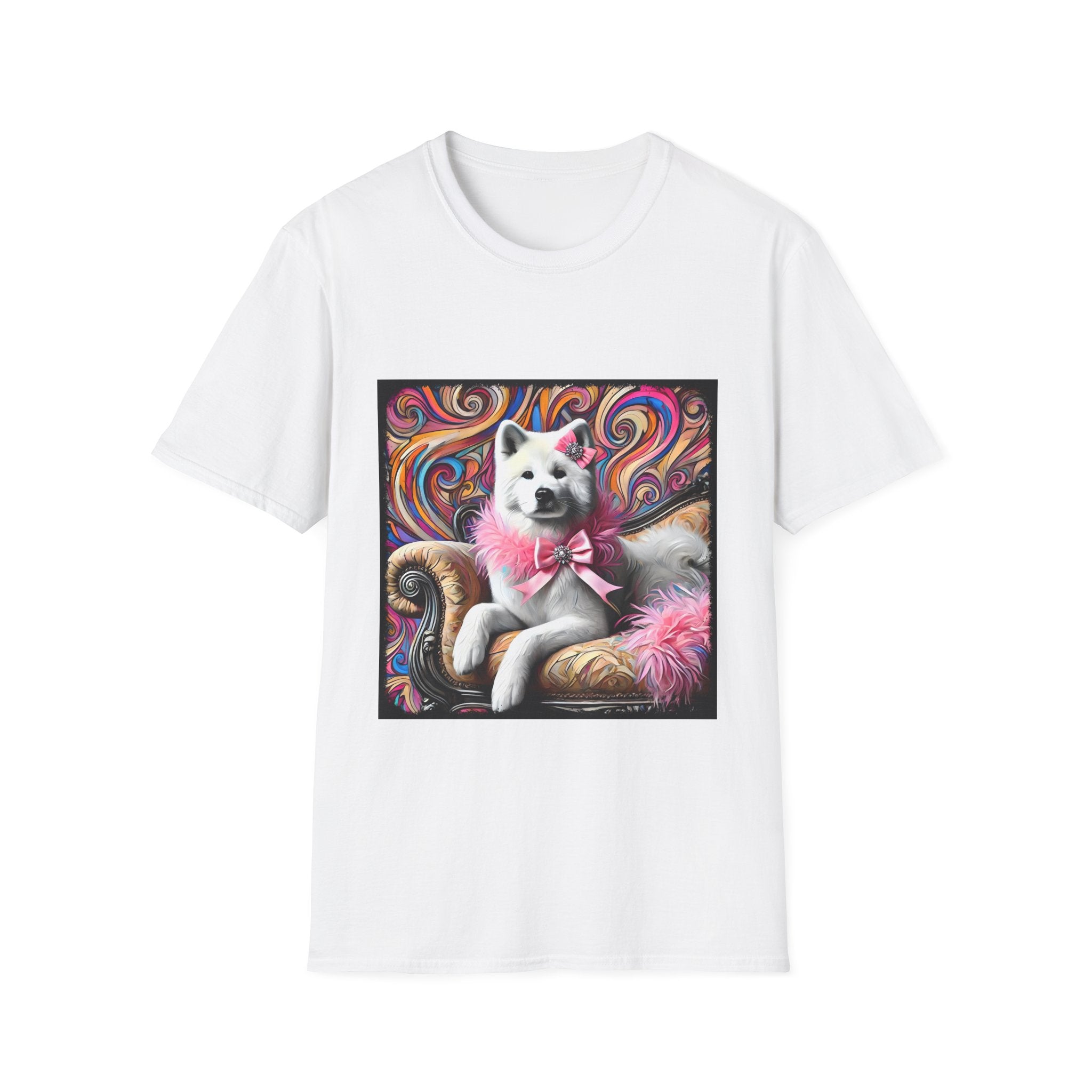 Akita Shirt | Pink Sass Swirl Dog Lover Tee