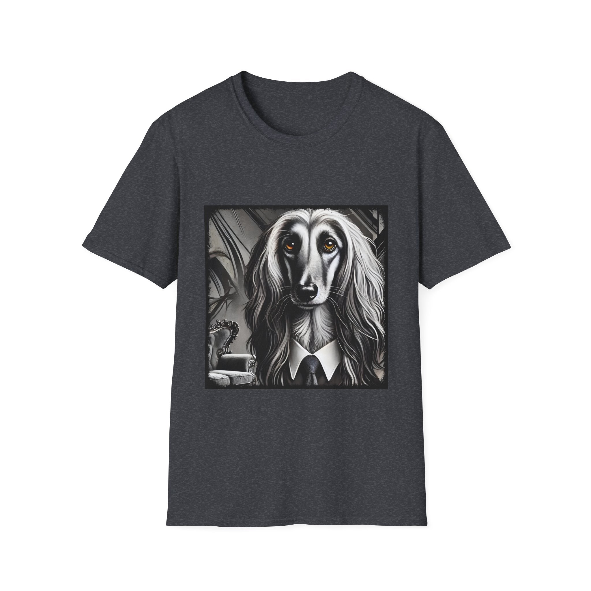 Afghan Hound Shirt | B&W Bold Eyes Dog Lover Tee