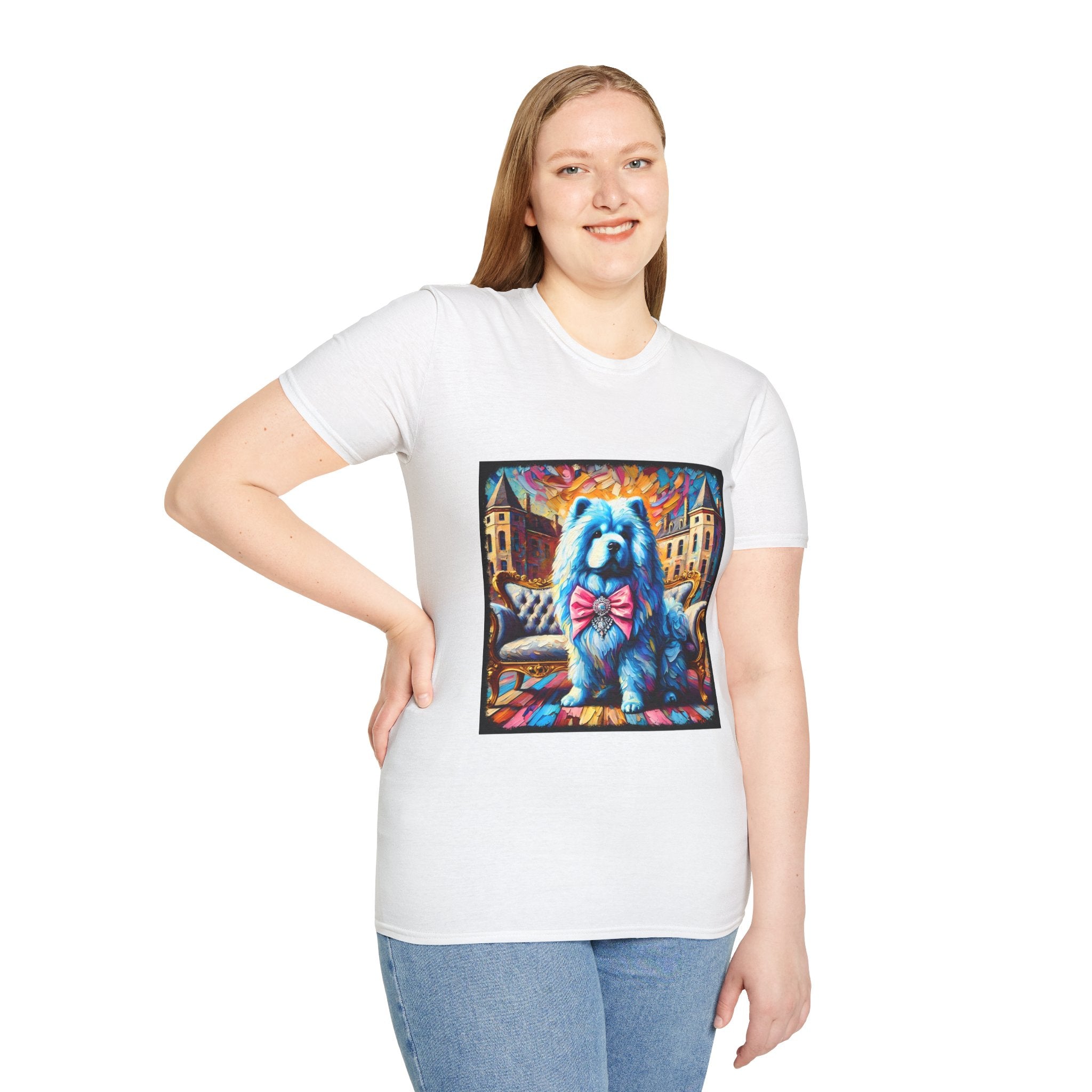 Chow Chow Blue Diamond Princess Classic | Unisex Dog T-Shirt