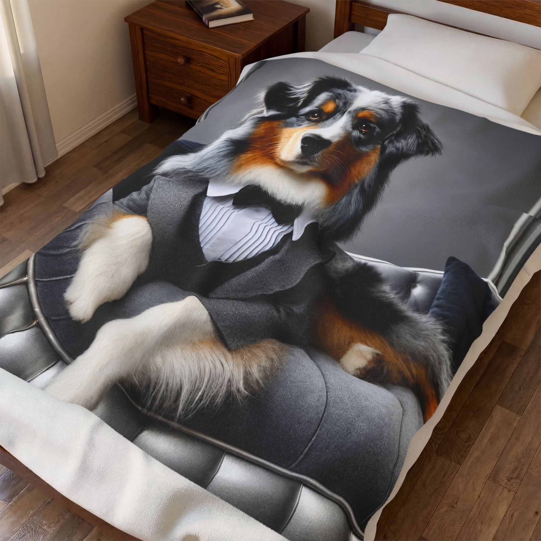 Australian Shepherd Blanket | Classic Canine Dog Lover Gift