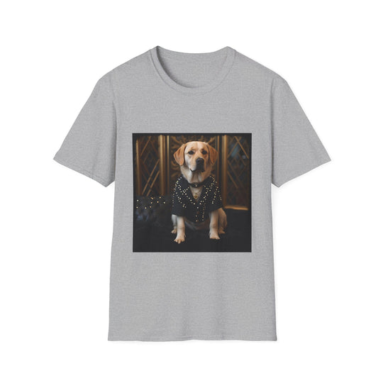 Labrador Retriever Luxe Rebel design dog lover unisex t-shirt in sport grey