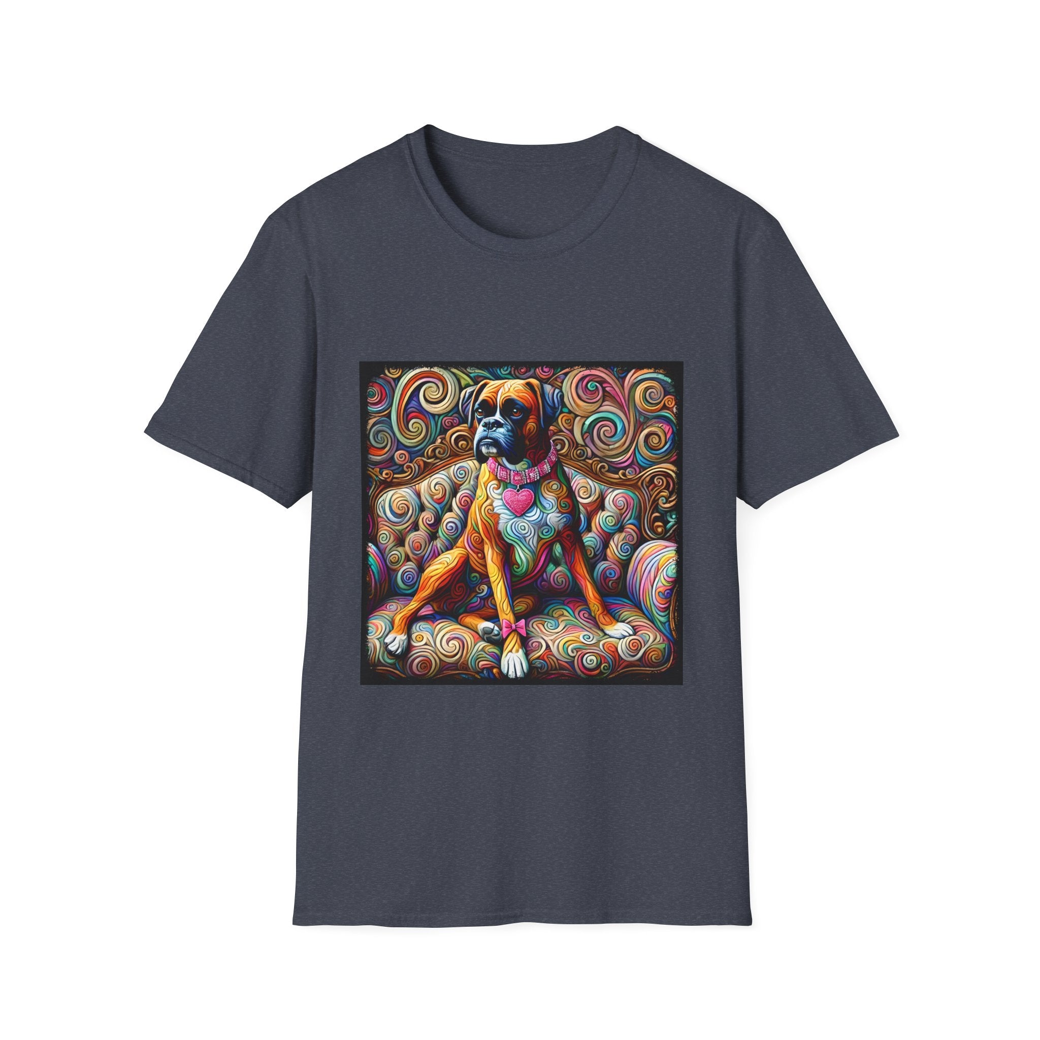 Boxer Love Swirl | Unisex Dog T-Shirt
