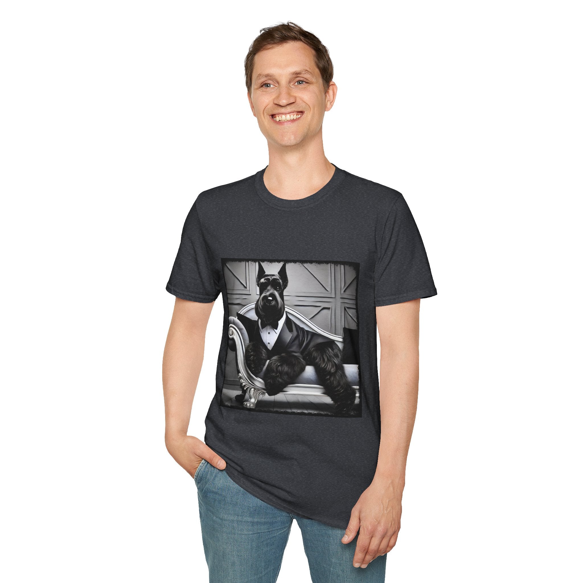 Schnauzer Suave Stud | Unisex Dog T-Shirt