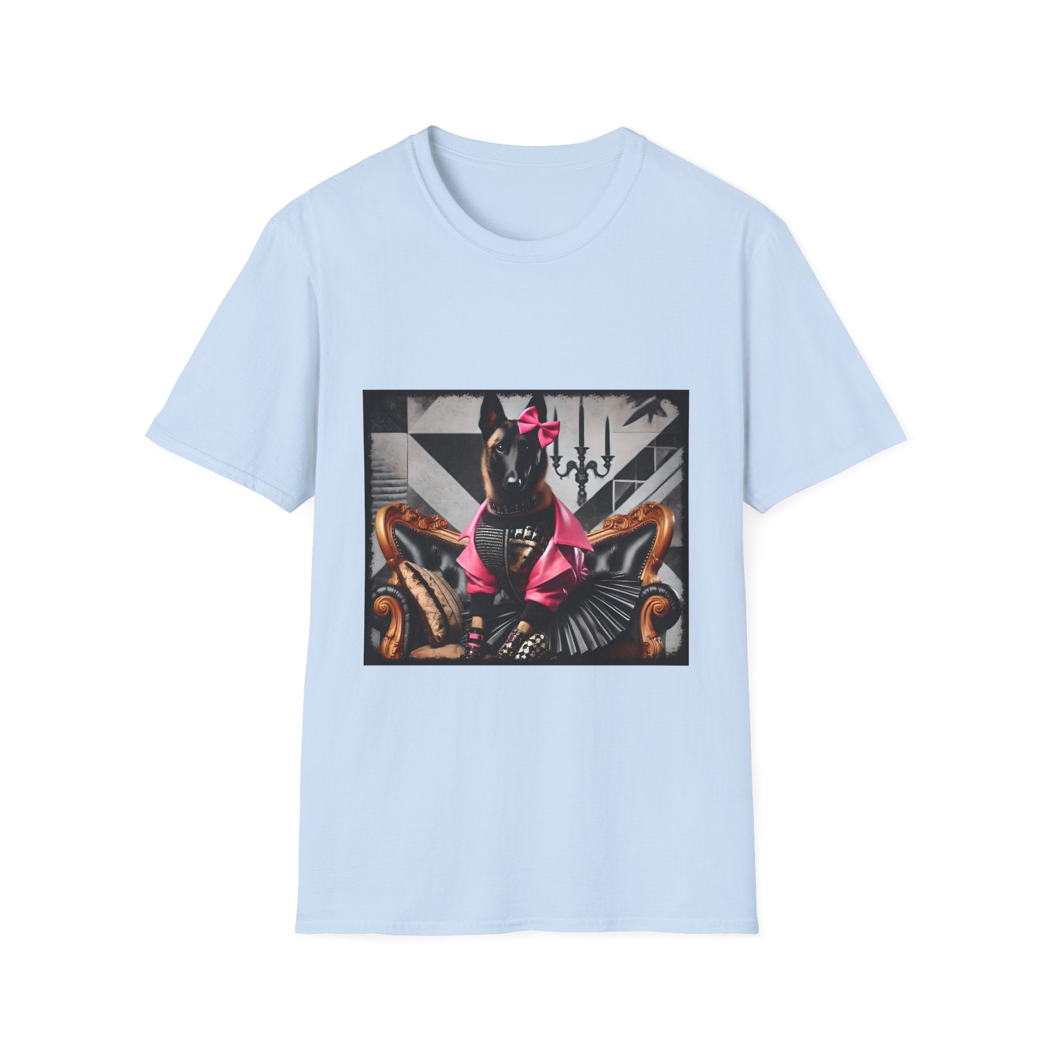 Belgian Malinois Pink Rocker | Unisex Dog T-Shirt