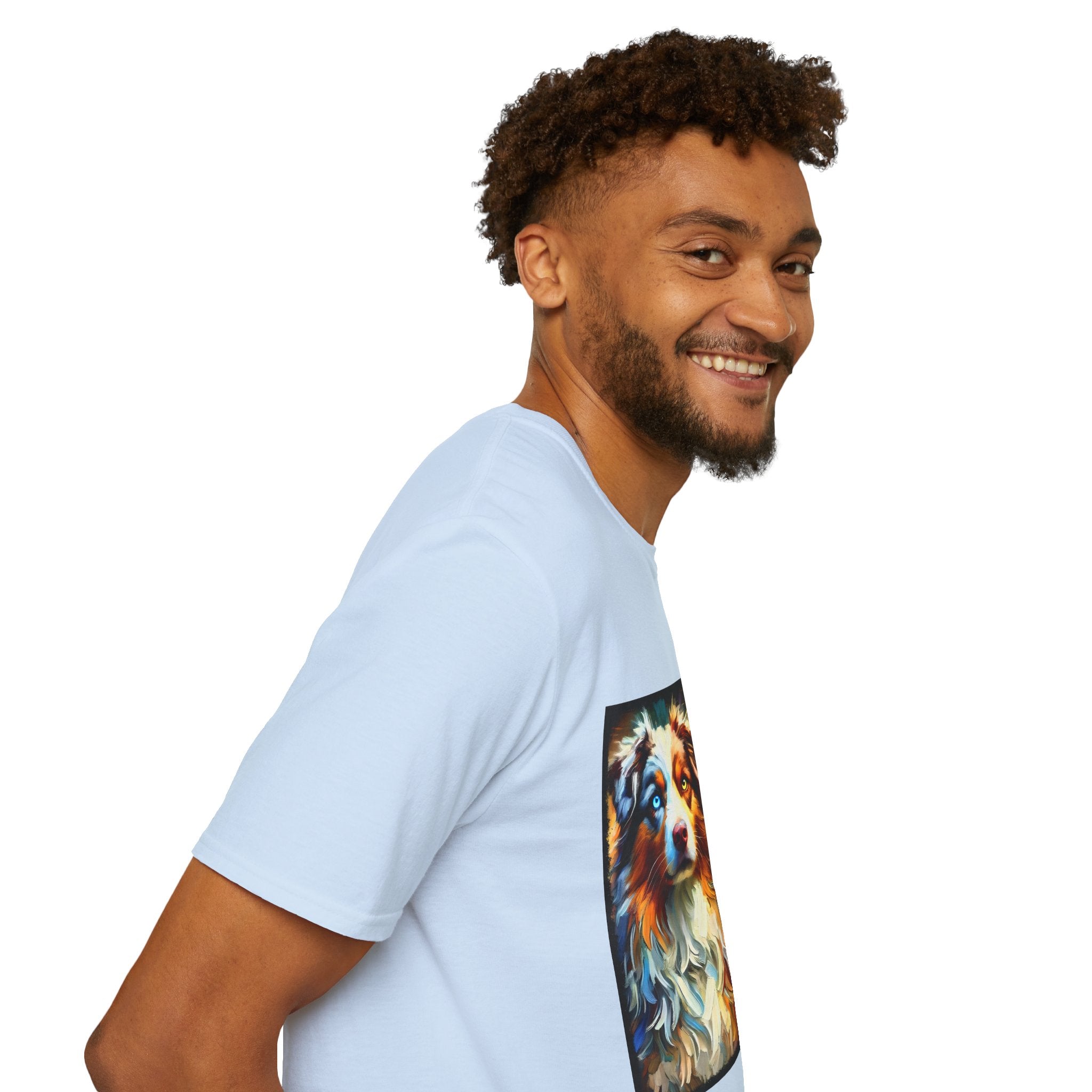 Australian Shepherd Artsy Classic | Unisex Dog T-Shirt