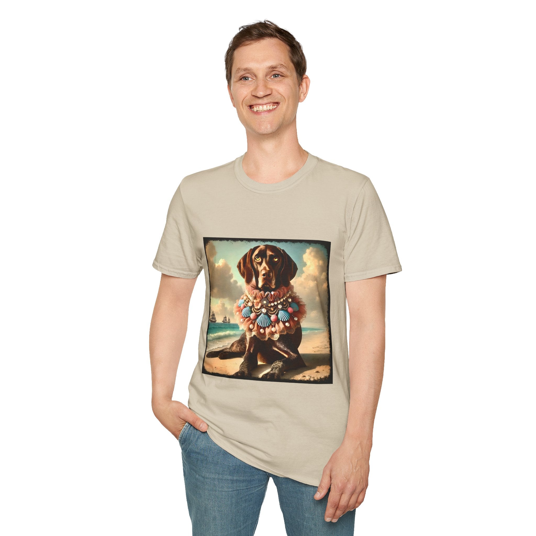German Shorthaired Pointer Beach Babe | Unisex Dog T-Shirt