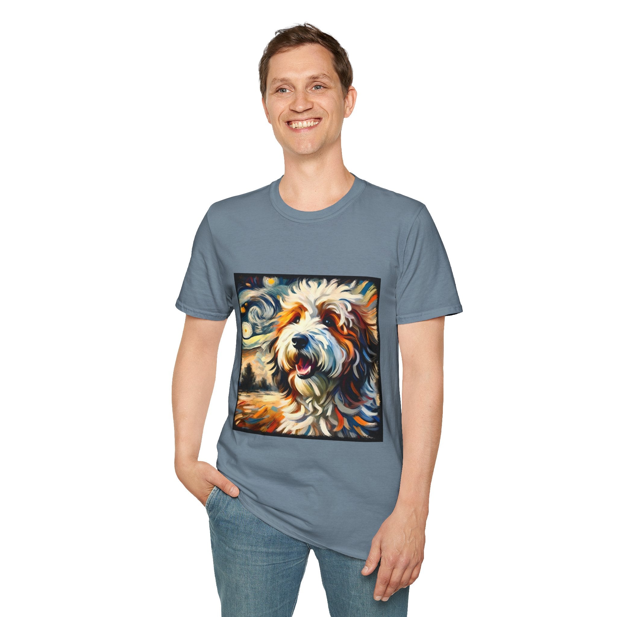 Bernedoodle Vivid Swirl | Unisex Dog T-Shirt