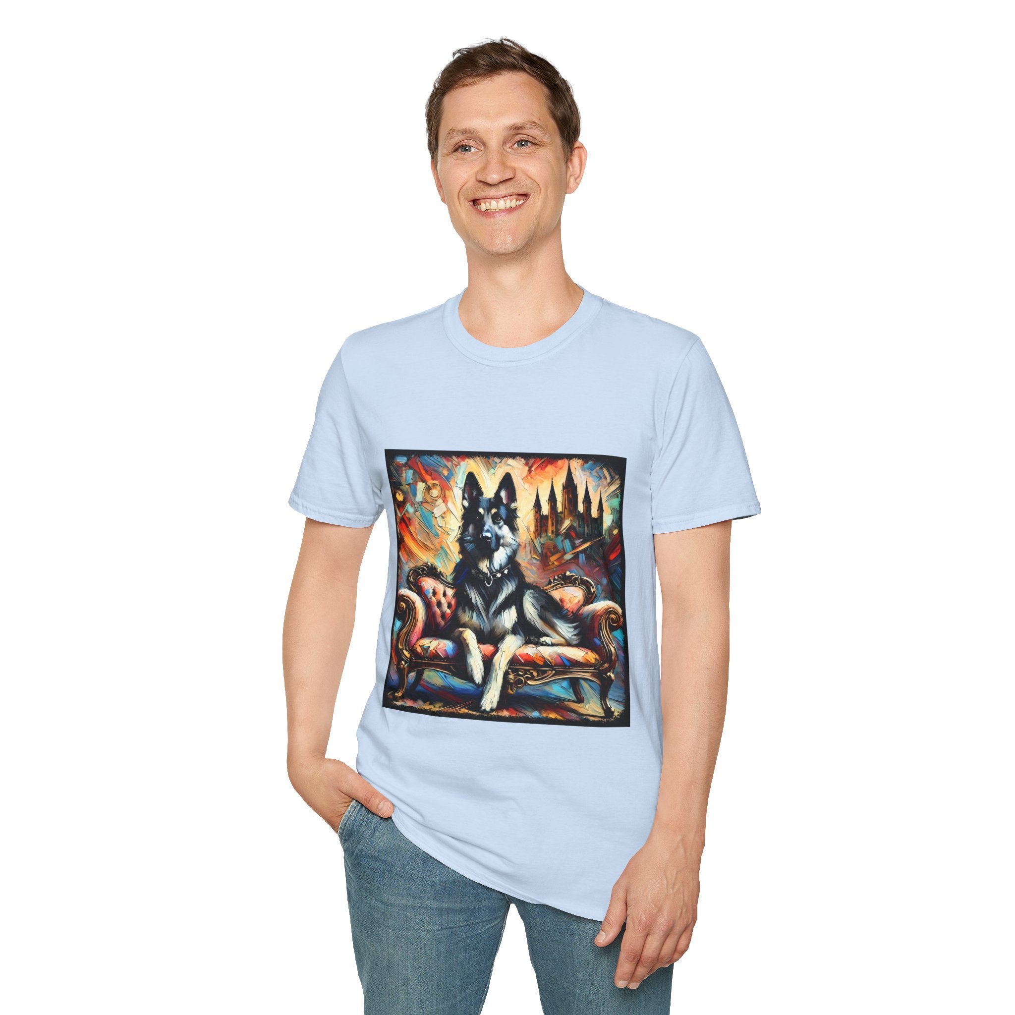German Shepherd Vibrant Classic | Unisex Dog T-Shirt