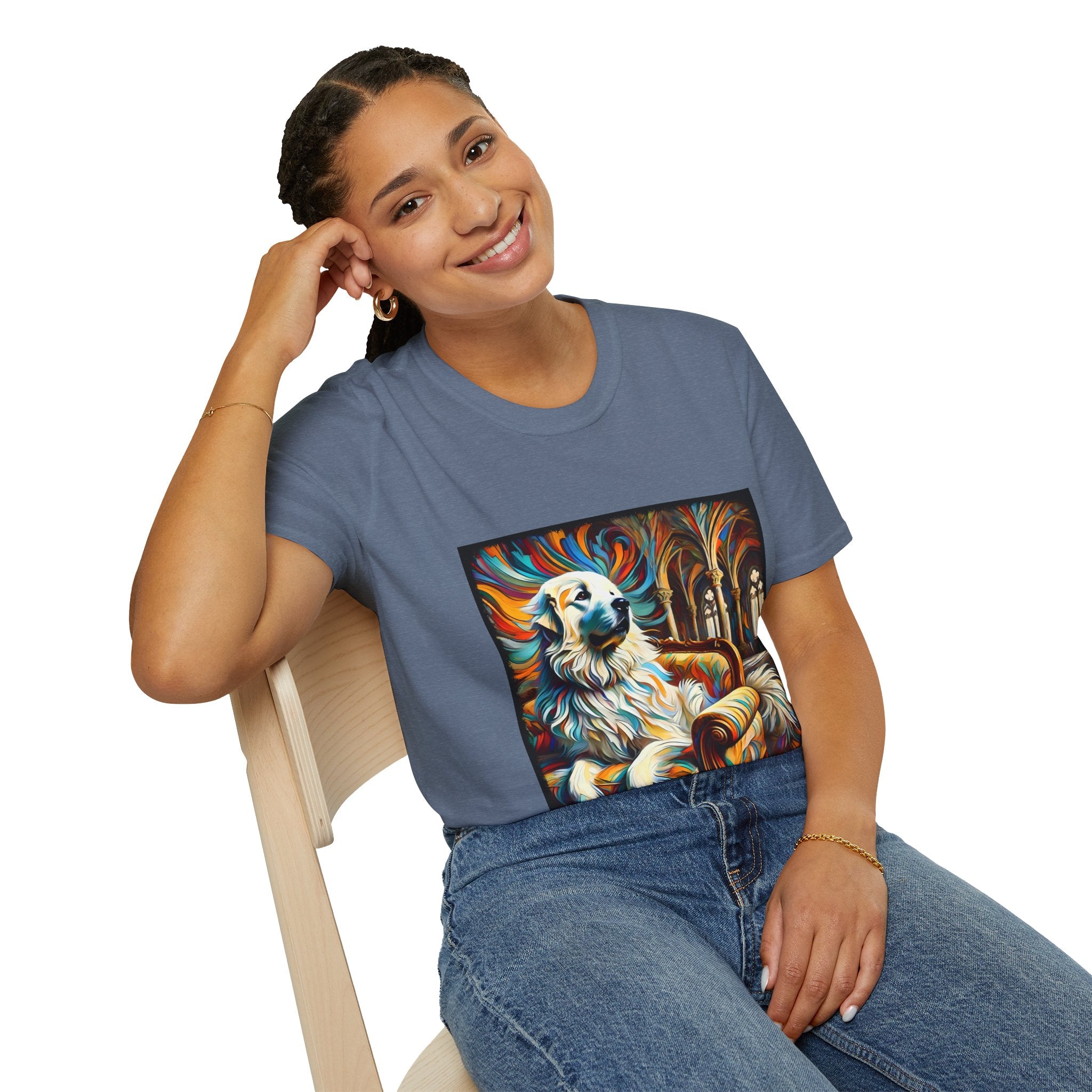 Great Pyrenees Bold Swirl | Unisex Dog T-Shirt