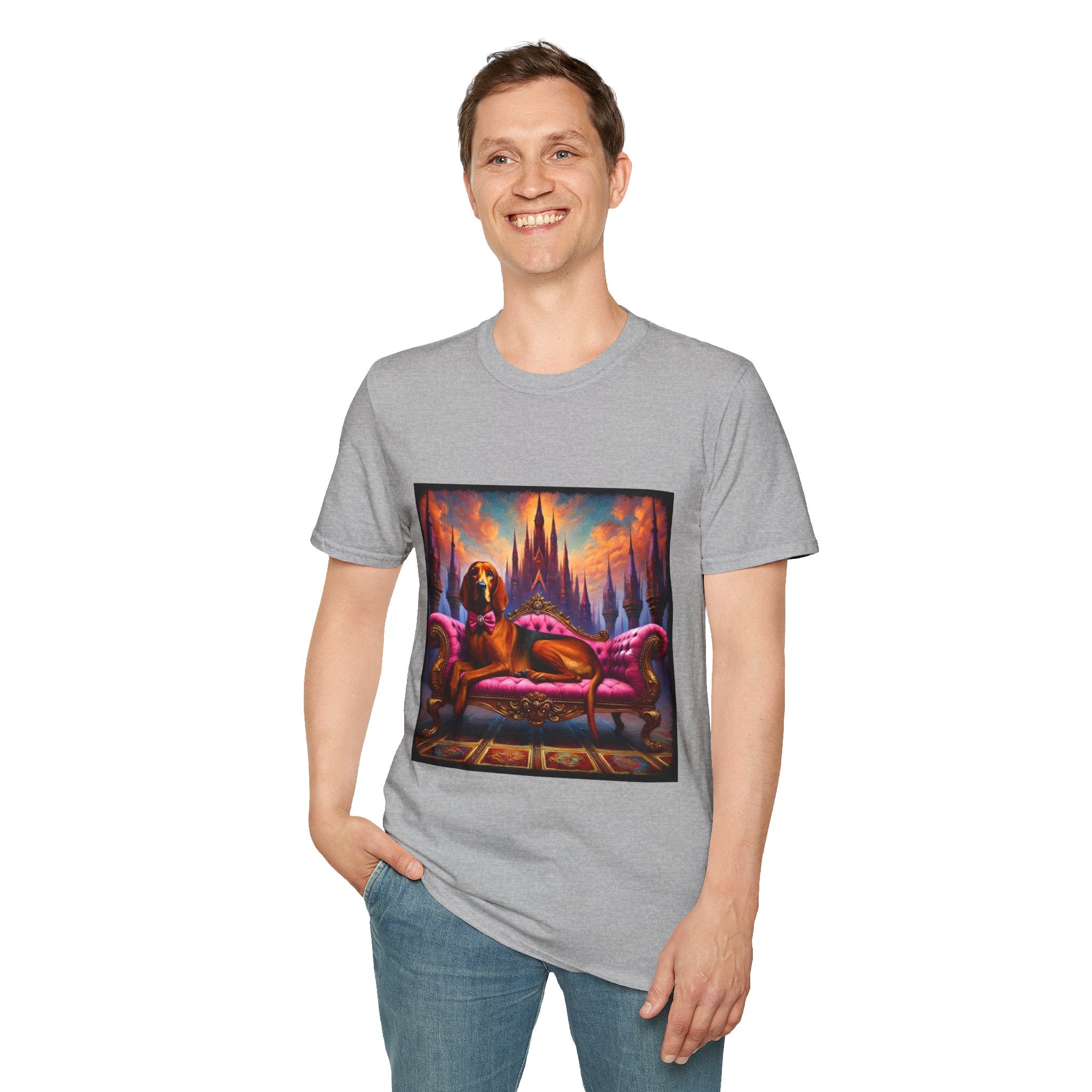 Coonhound Bow Babe | Unisex Dog T-Shirt