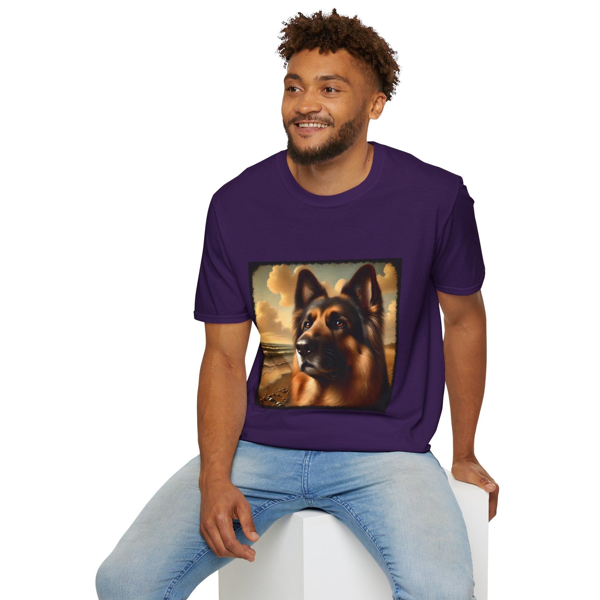 German Shepherd Beach Classic | Unisex Dog T-Shirt